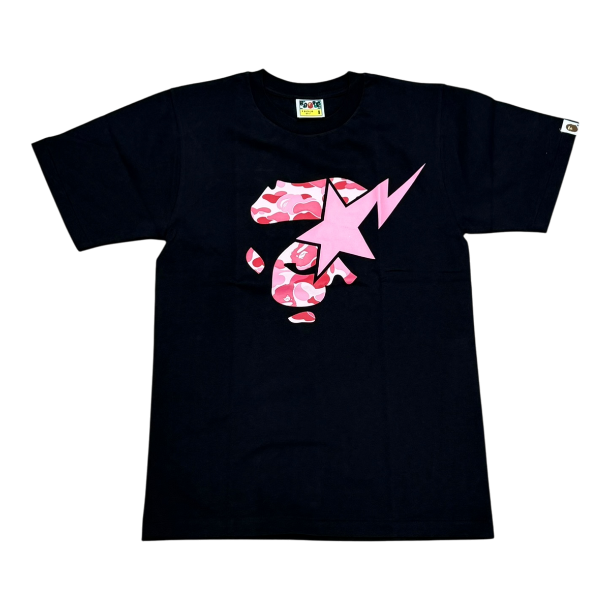 Black Sakura Camo Face Sta Tee
