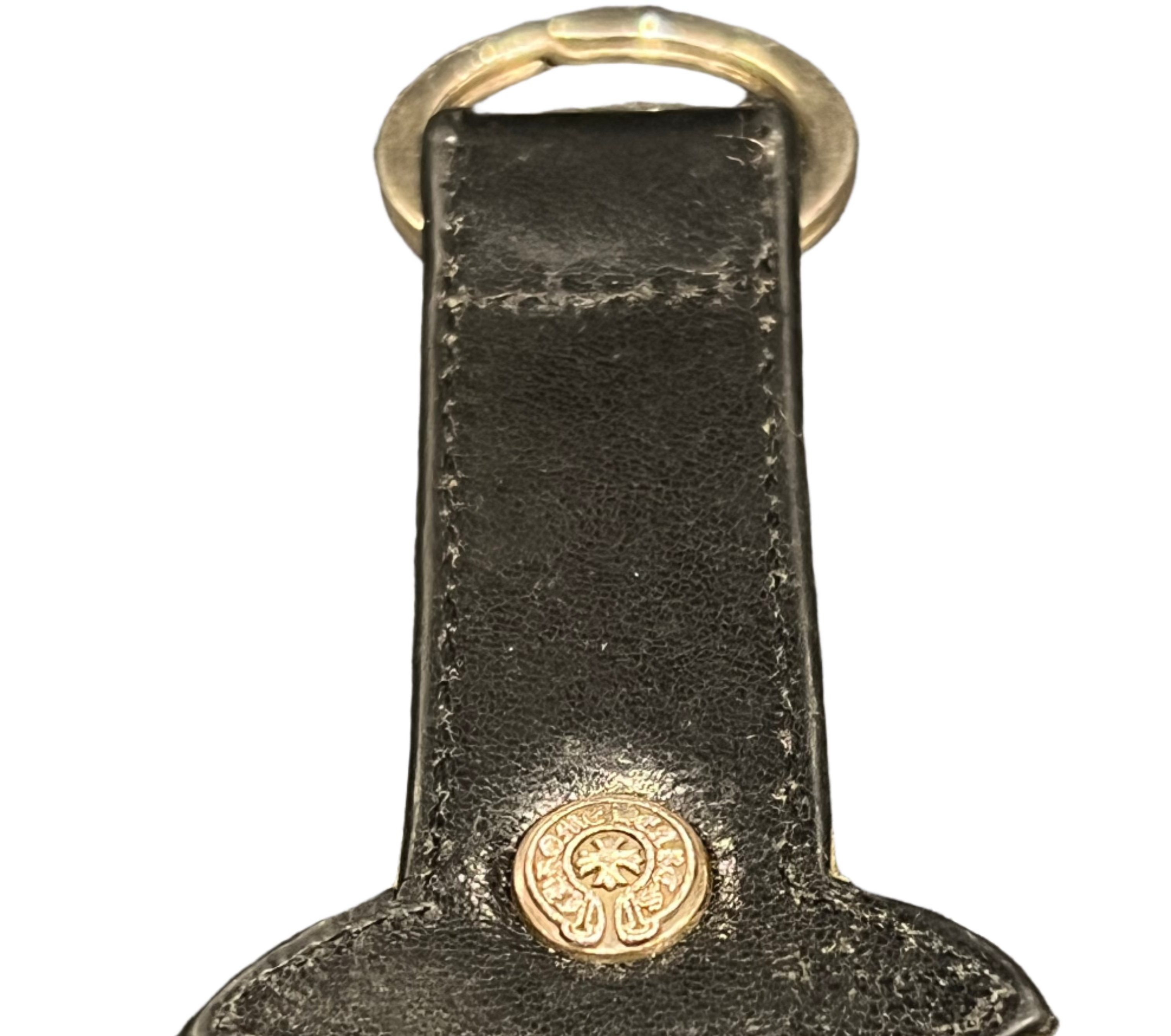 Chrome Hearts Leather Plus Keychain