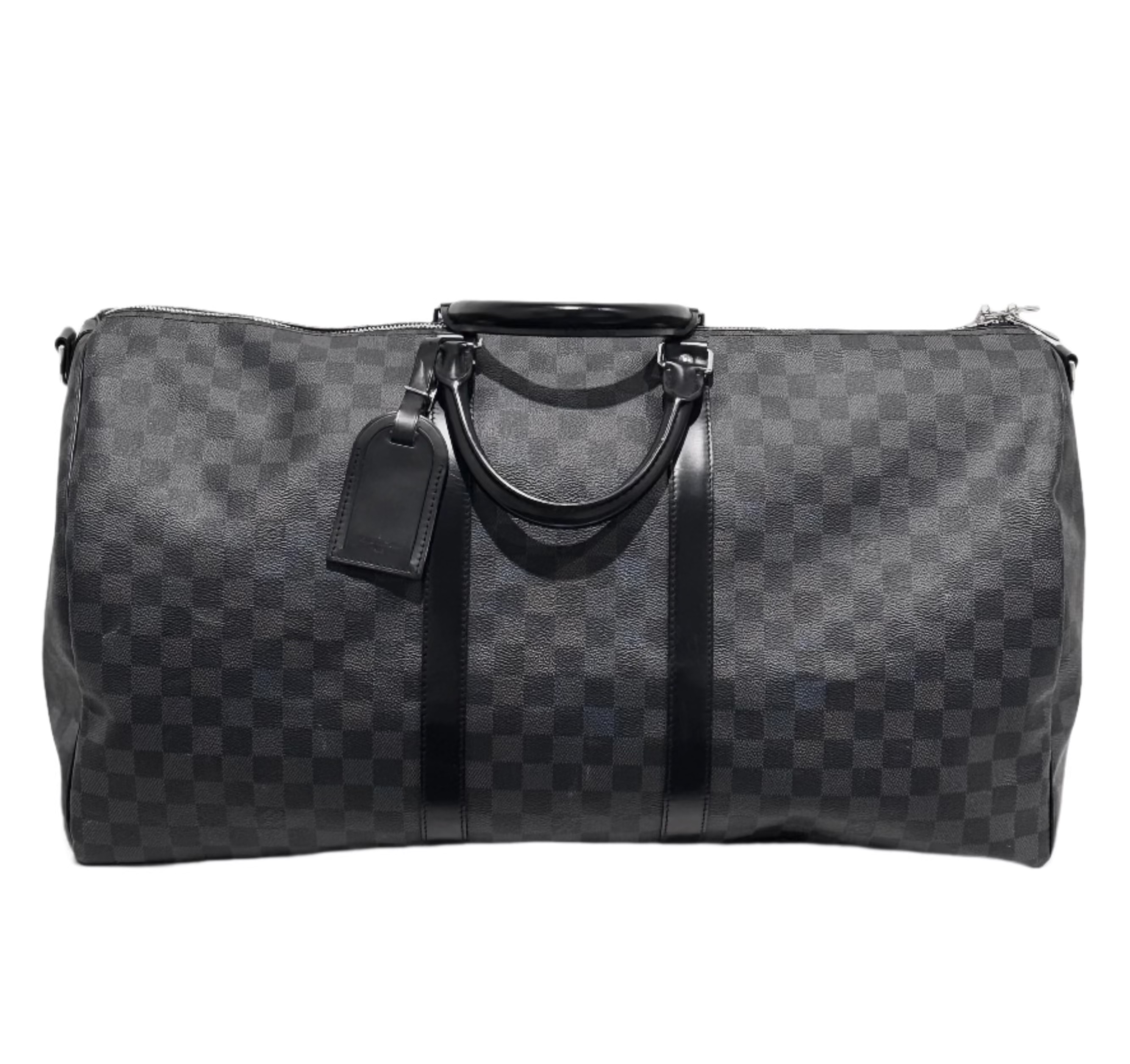 Louis Vuitton Black Duffle Bag