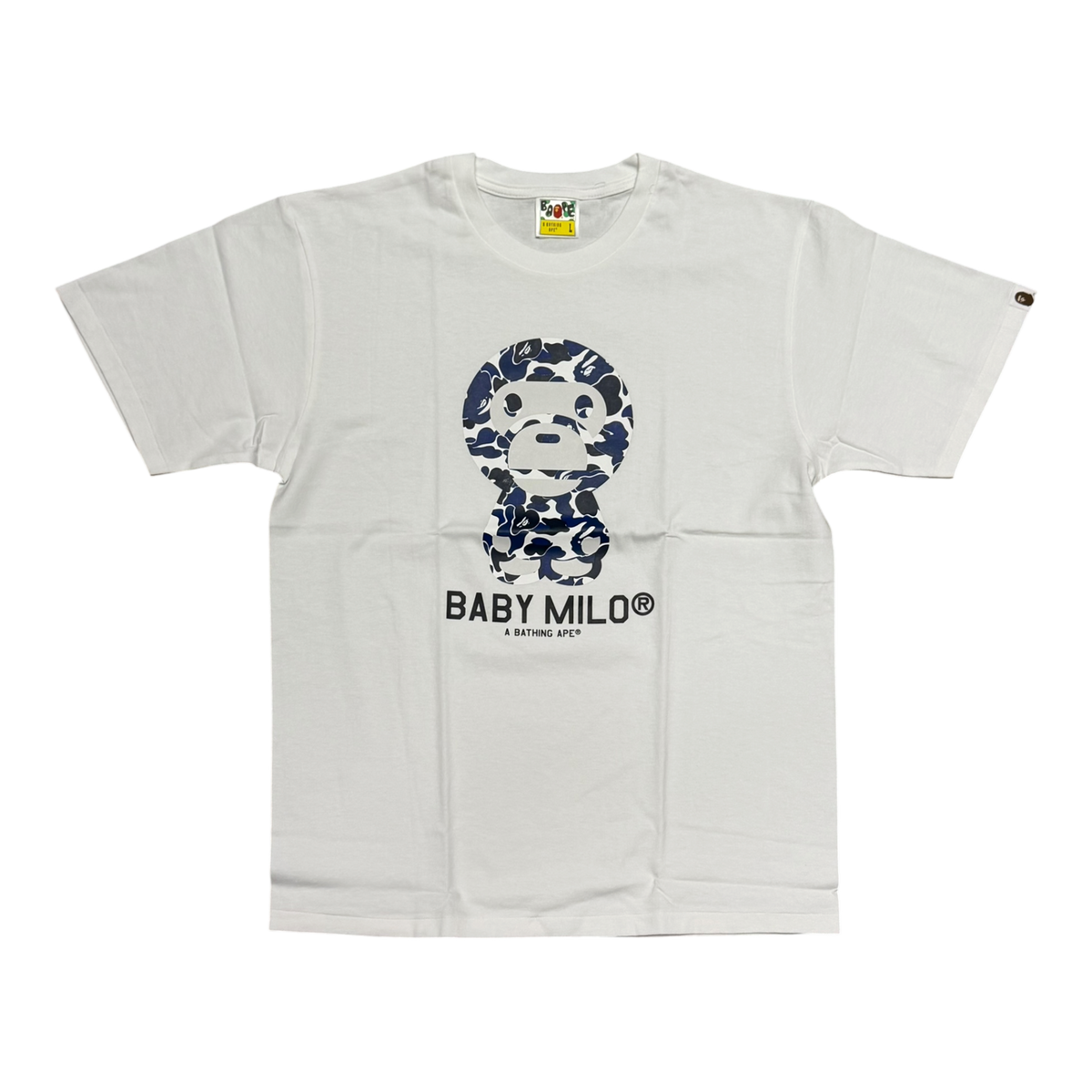 White Bape.Com camo Baby Milo Tee