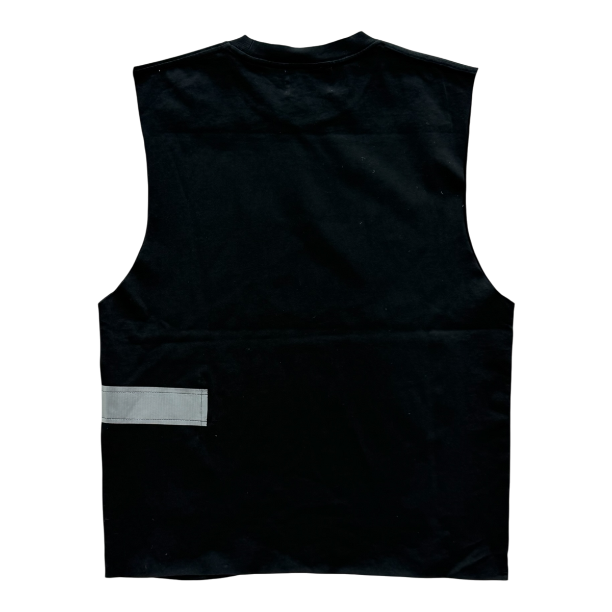 Showtime Cut Off Distressed Tee Black
