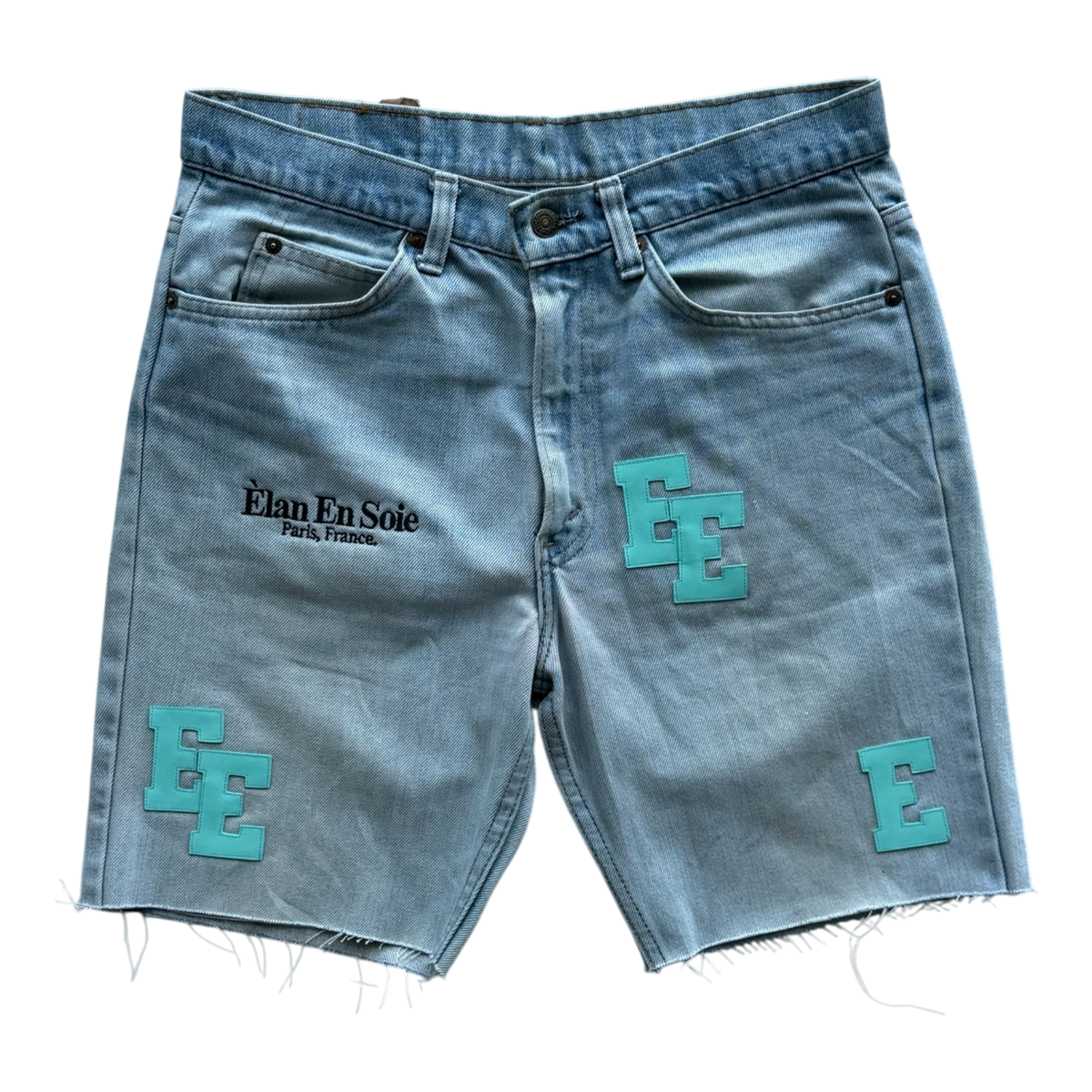 Tiffany Patch Indigo Denim Short
