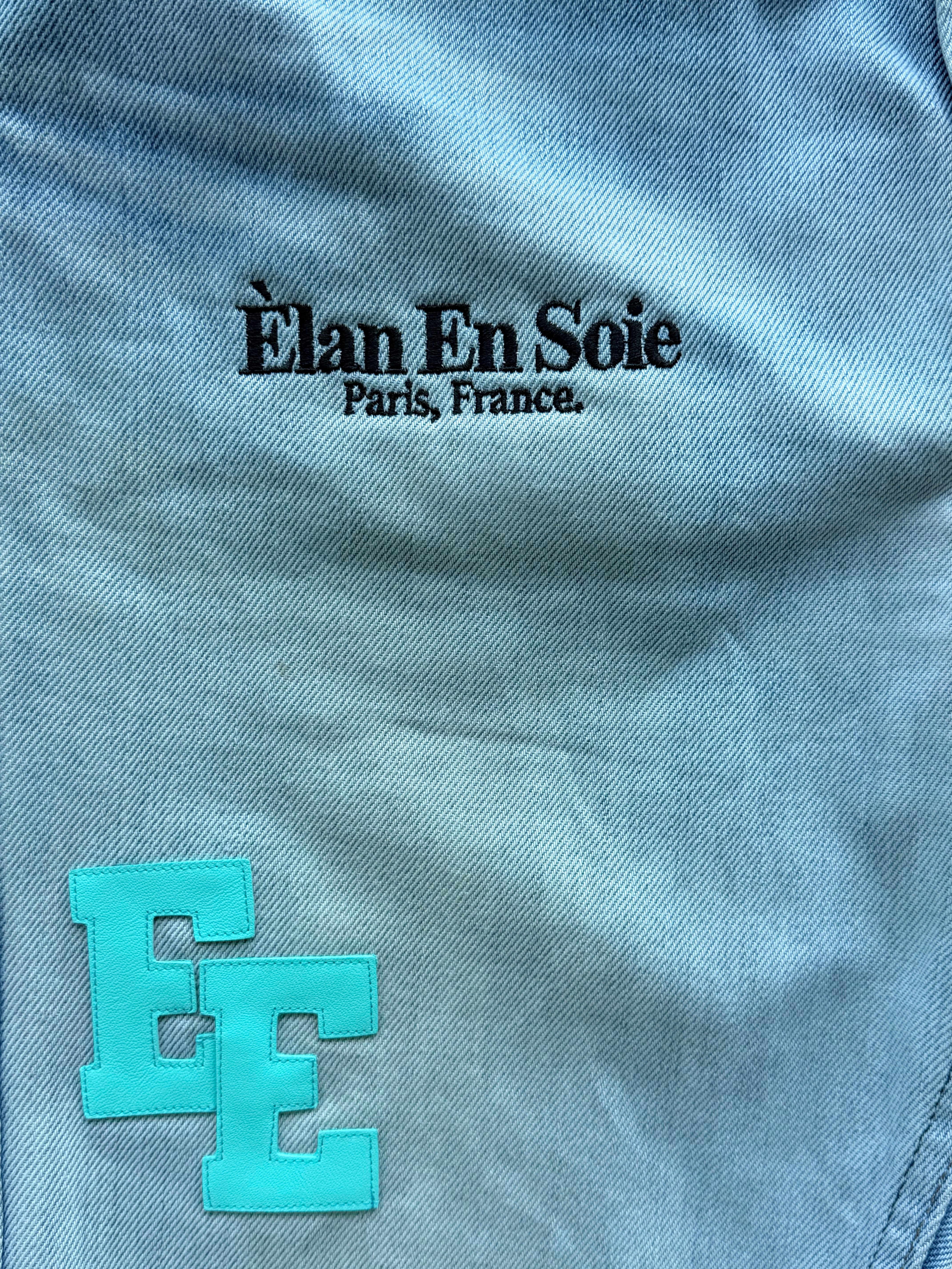 Tiffany Patch Indigo Denim Short