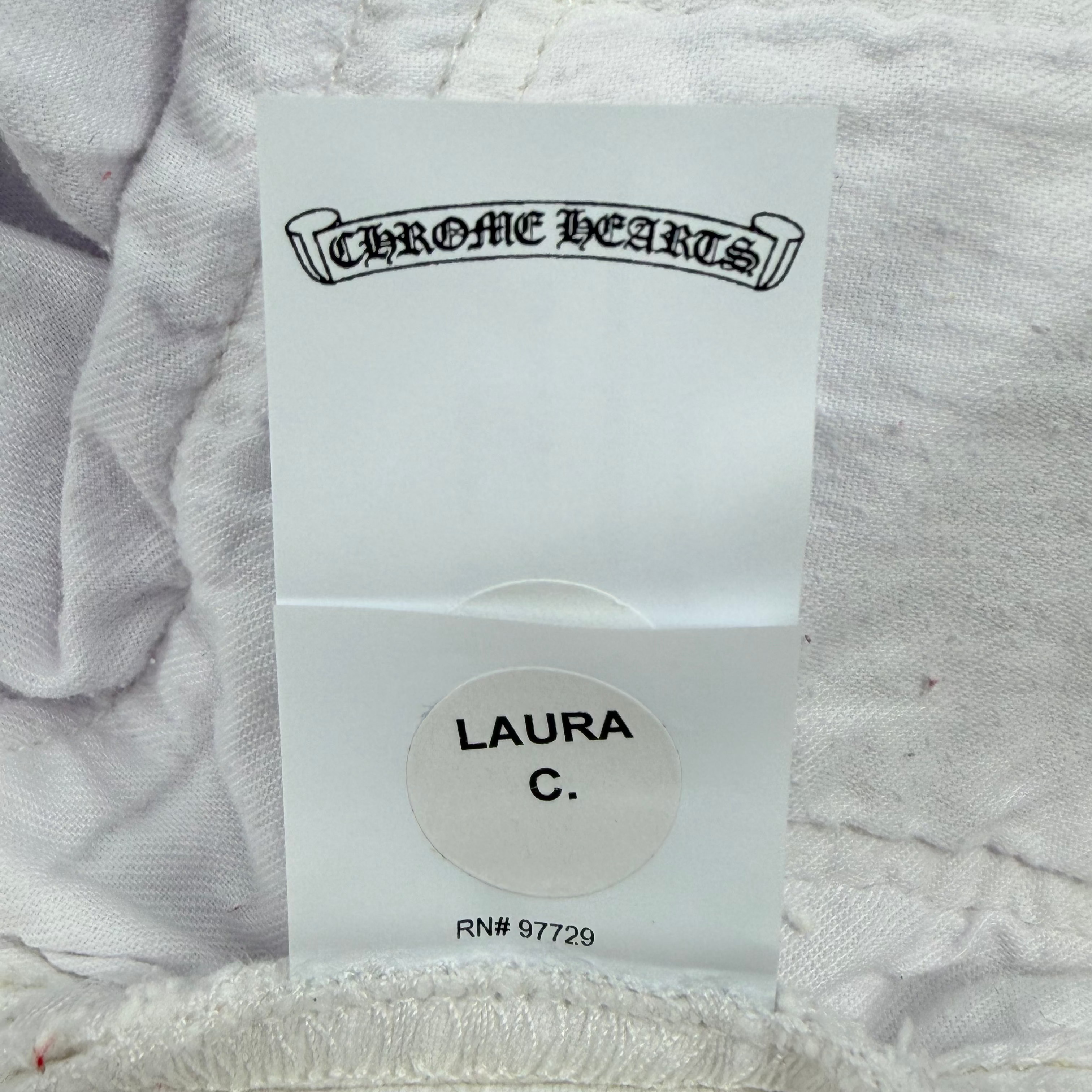 White Leopard Patch 501 Levi Jeans