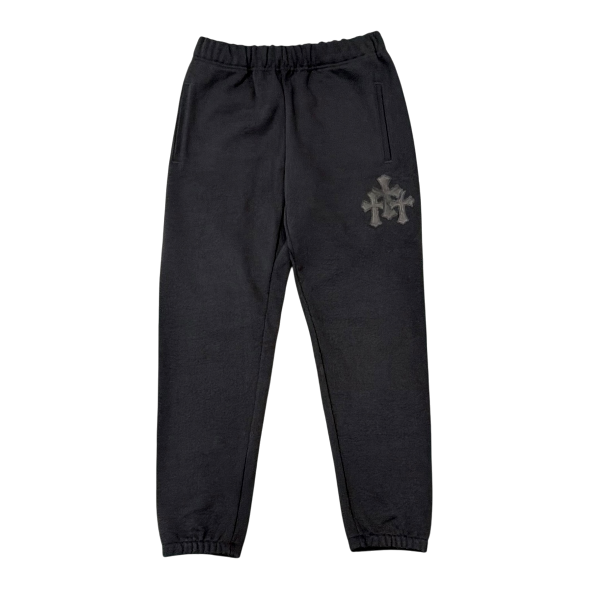 Triple Cross Black Paper Jam Sweatpants