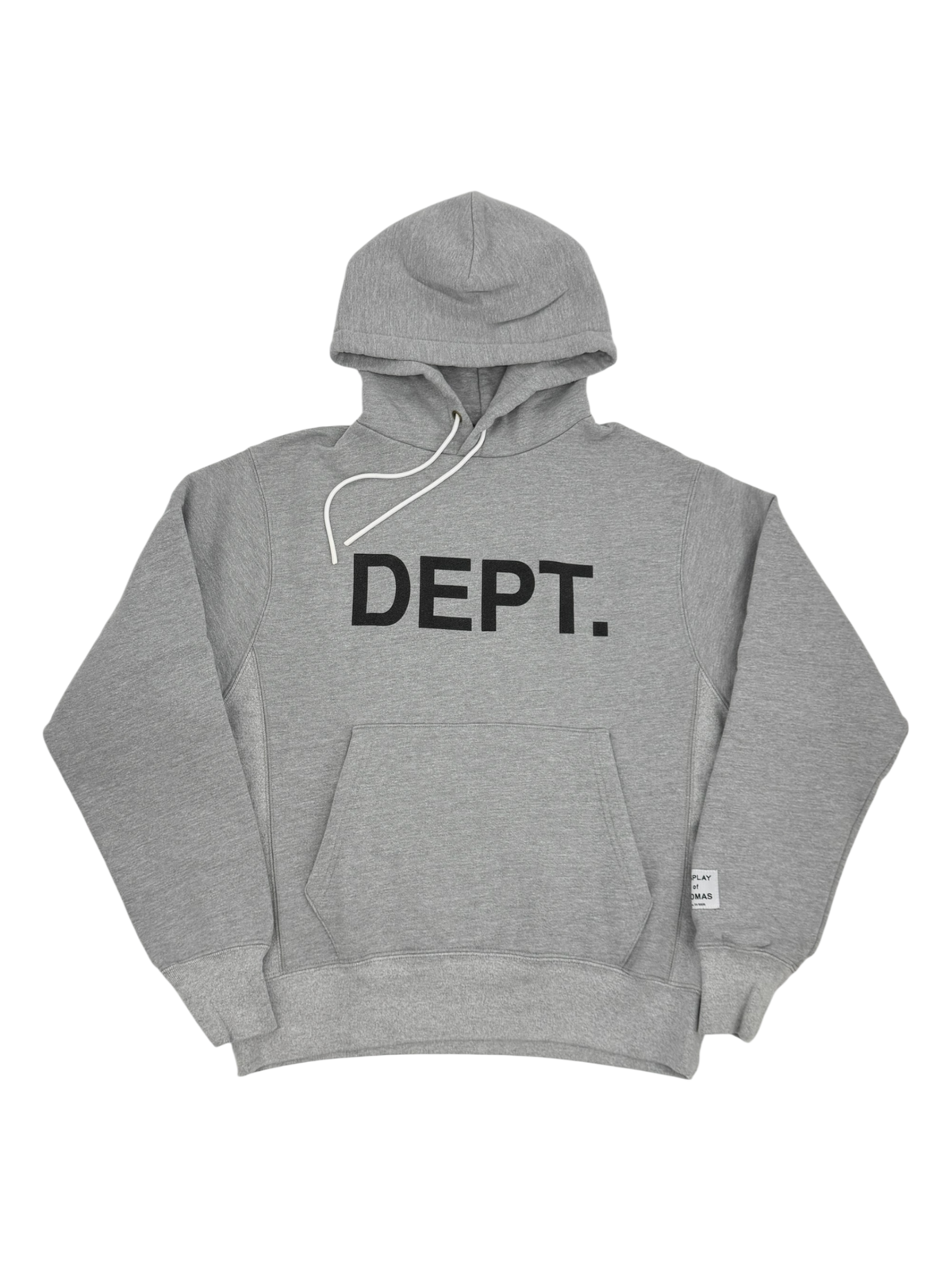 Grey & Black Dept Logo Hoodie