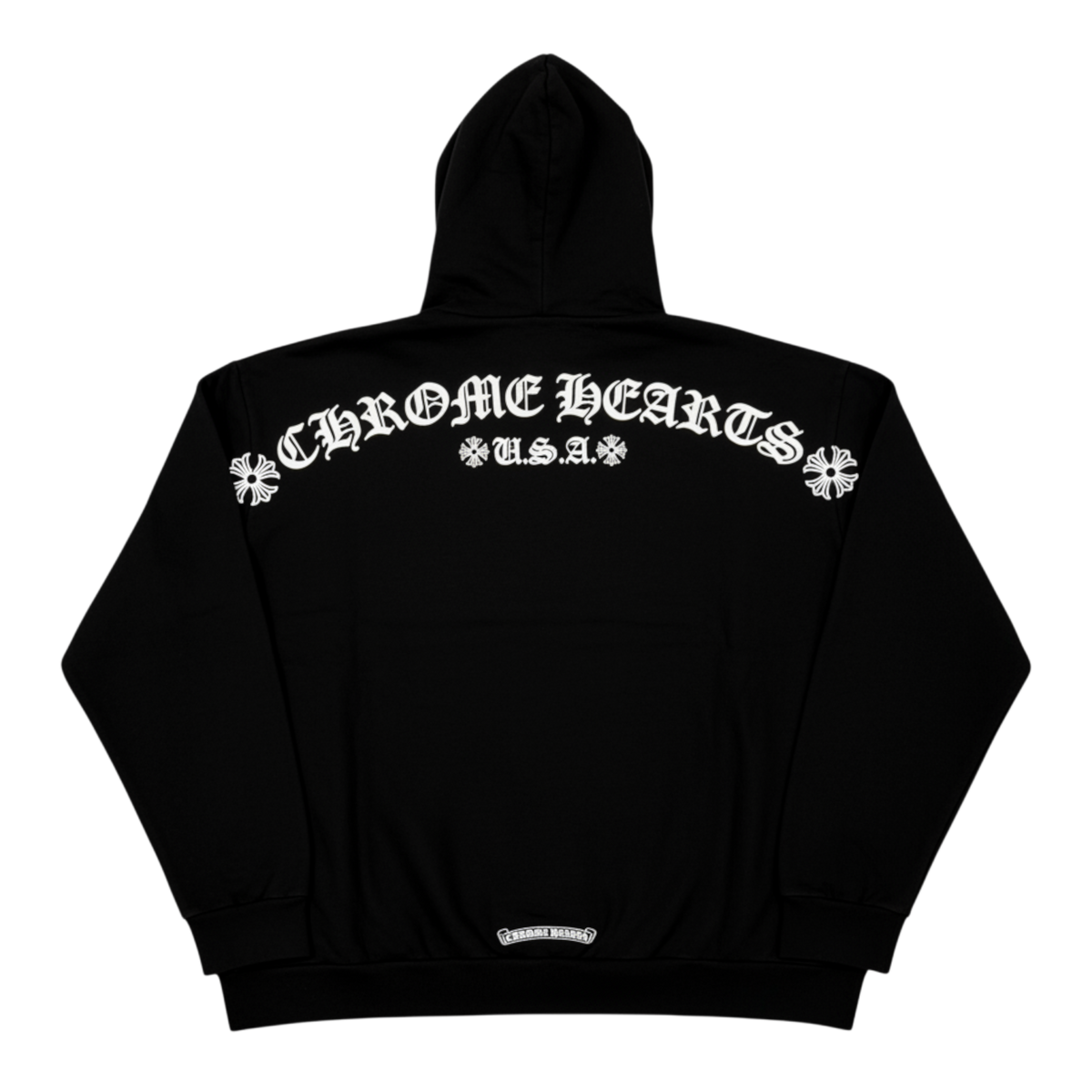 T Bar Logo USA Shoulder Hoodie 'Black'