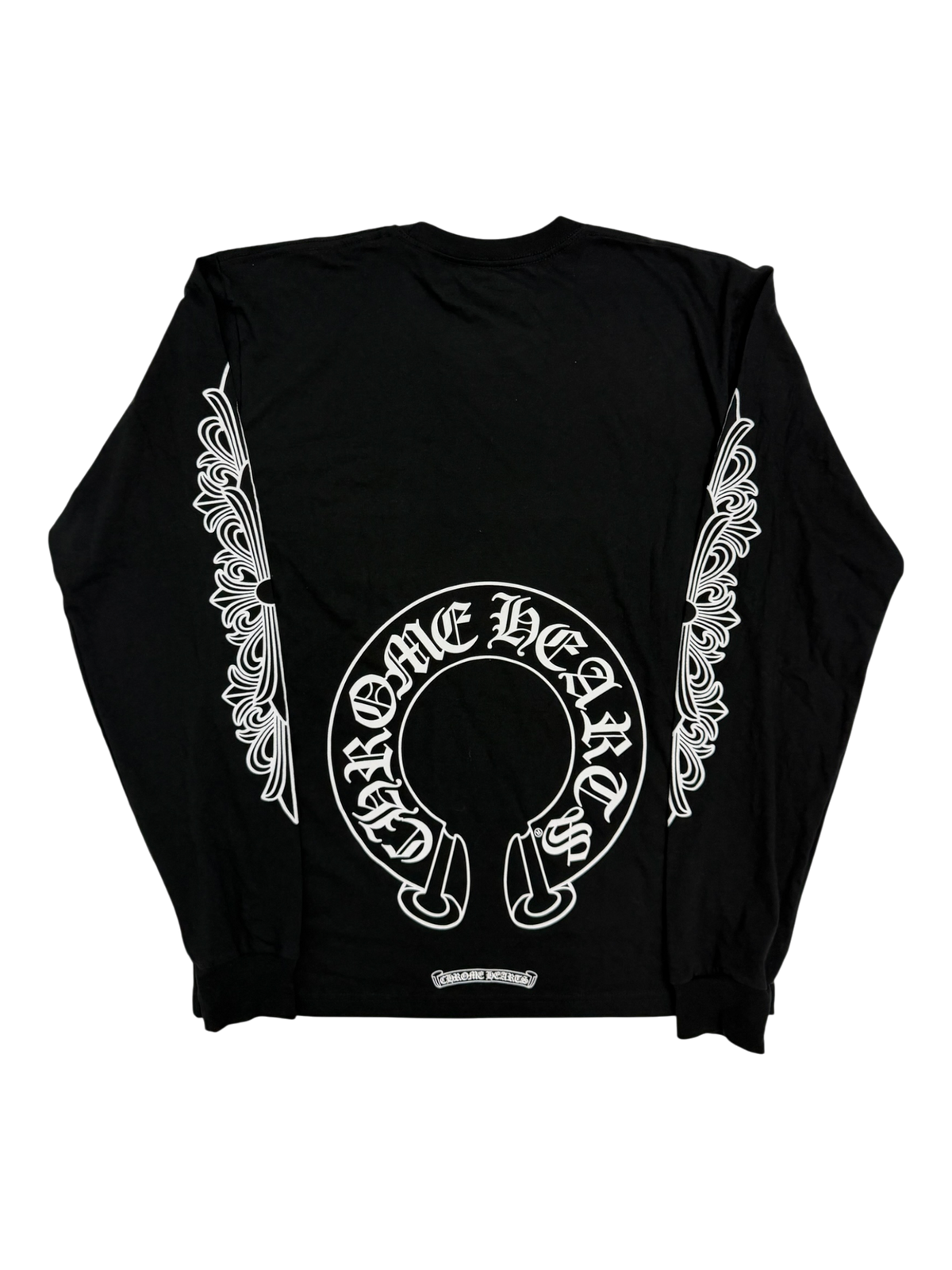 Horseshoe Floral Long Sleeve Black