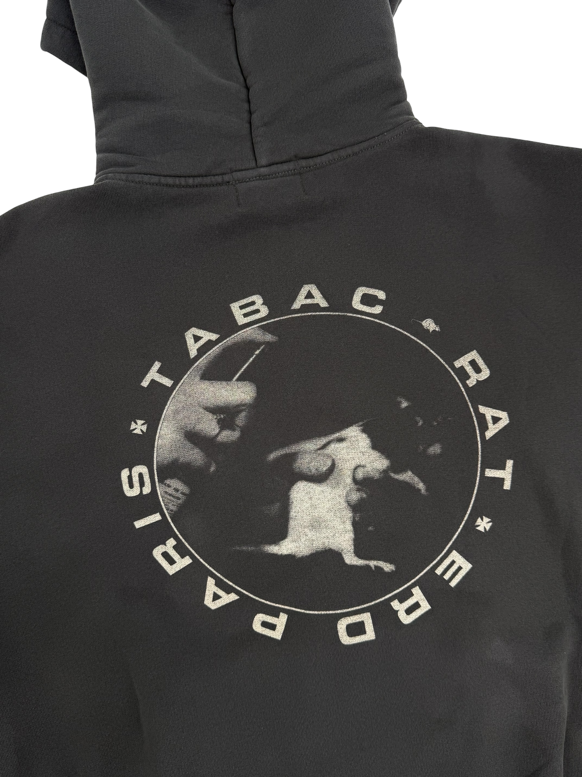 Tabac Rat Printed Cotton-Jersey Zip-Up Hoodie
