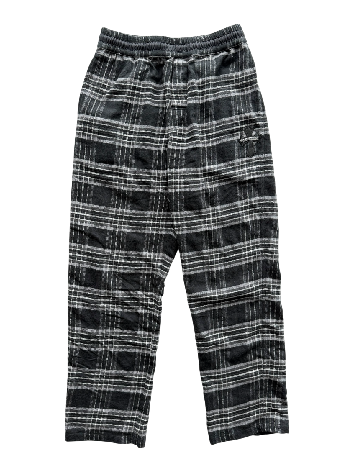 After School Leather Cross Patch Trousers