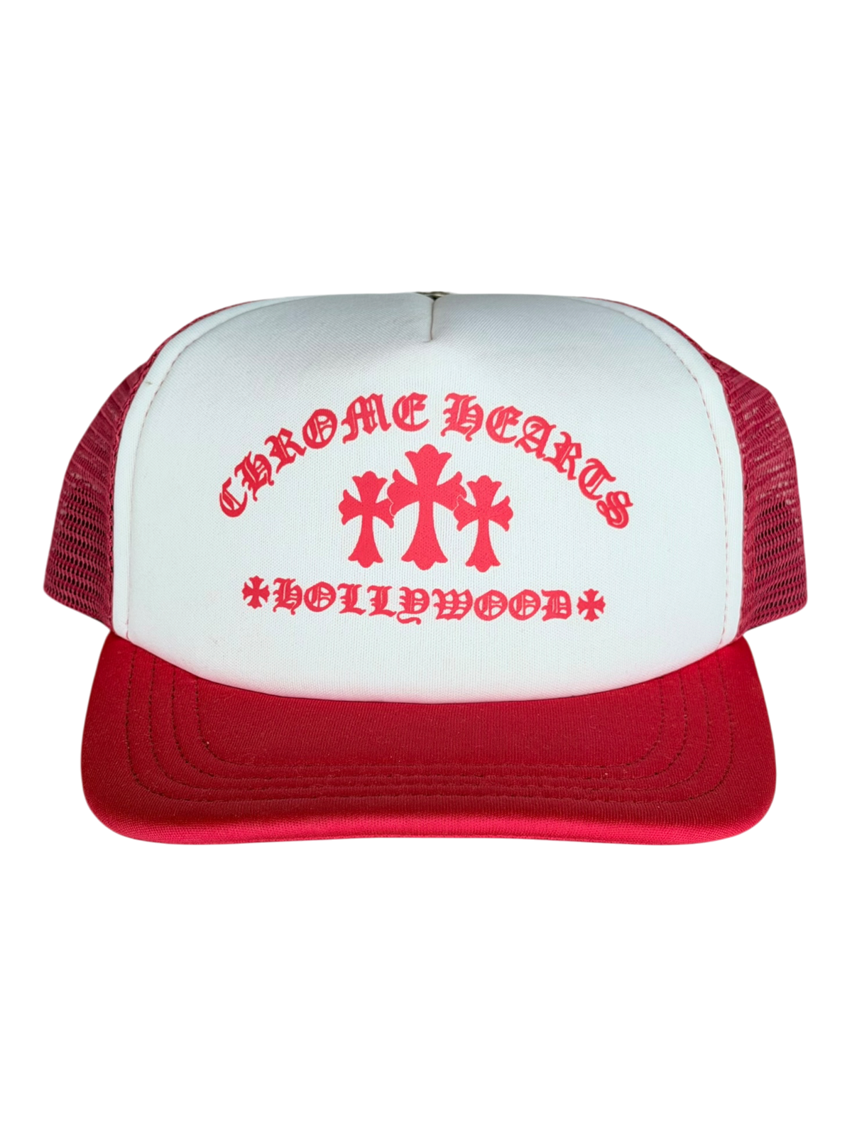 King Taco Triple Cross Hollywood Trucker Hat Red