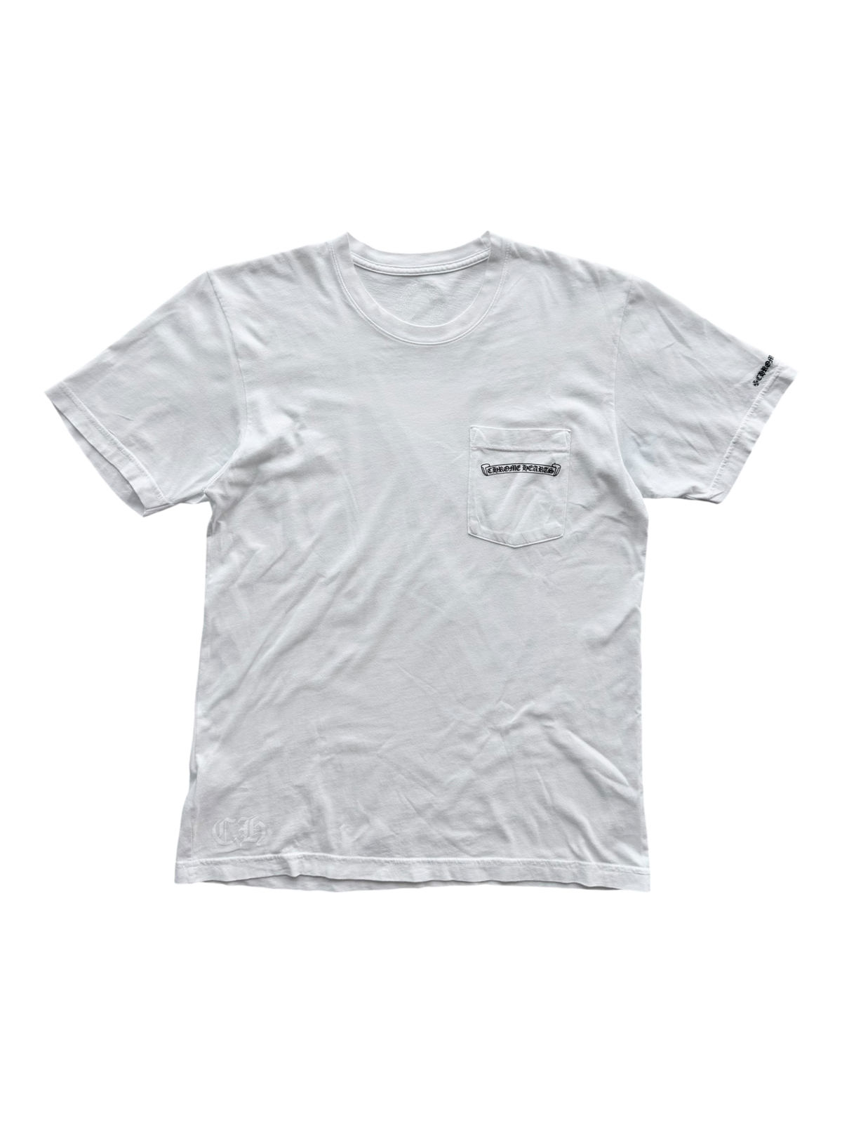 Scroll Logo Tee White