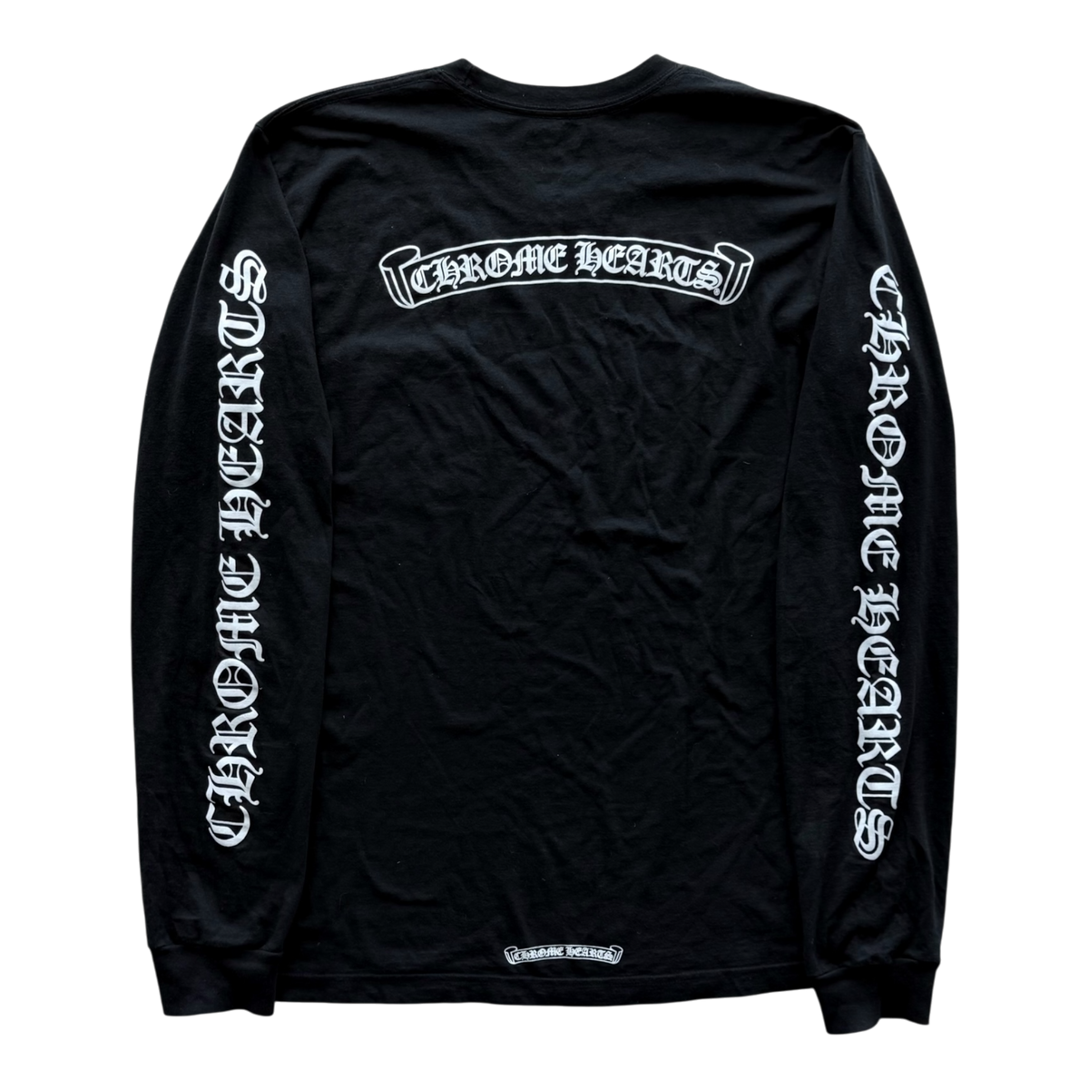 Black Scroll Logo Pocket L/S