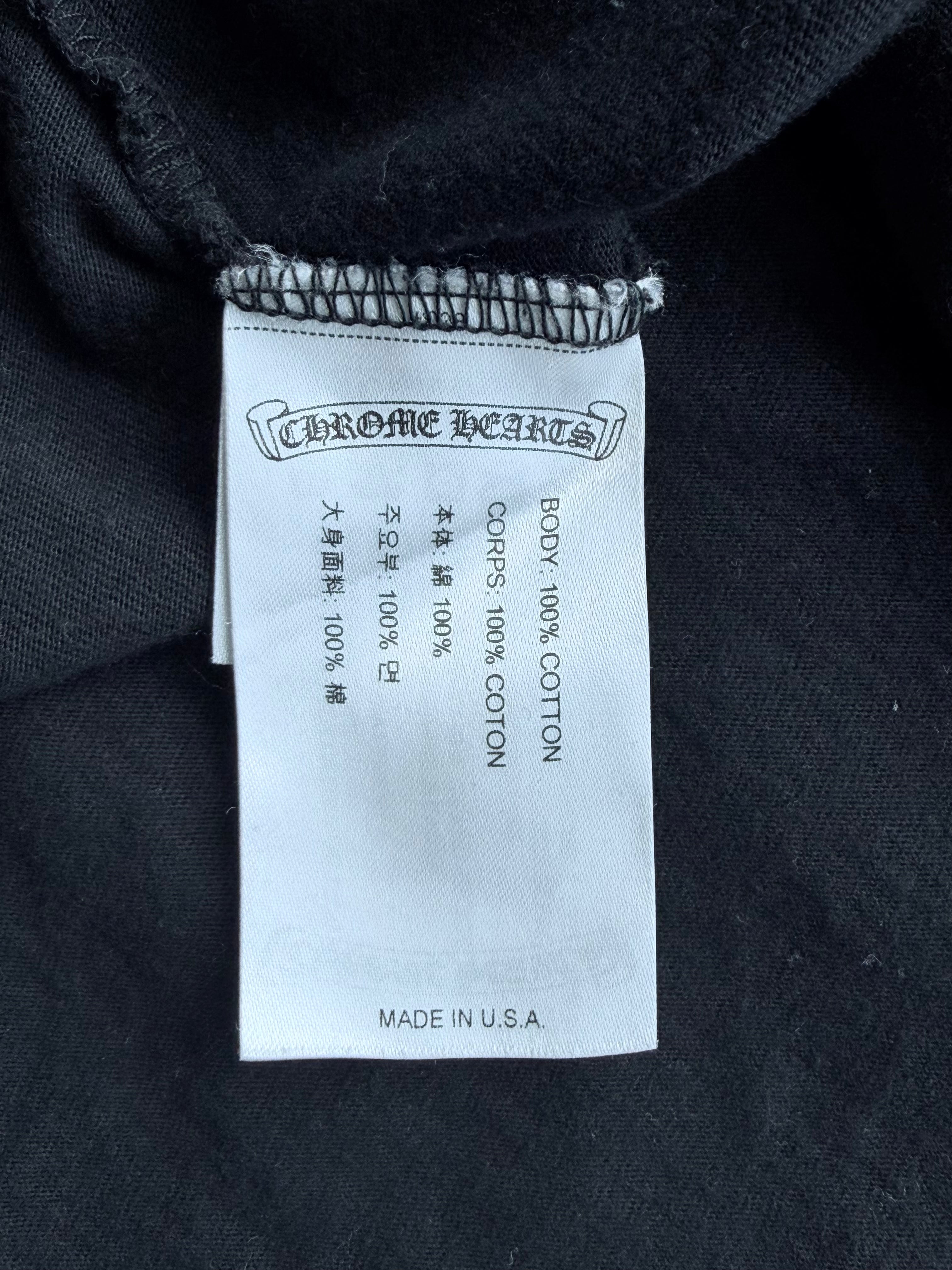Black Scroll Logo Pocket L/S