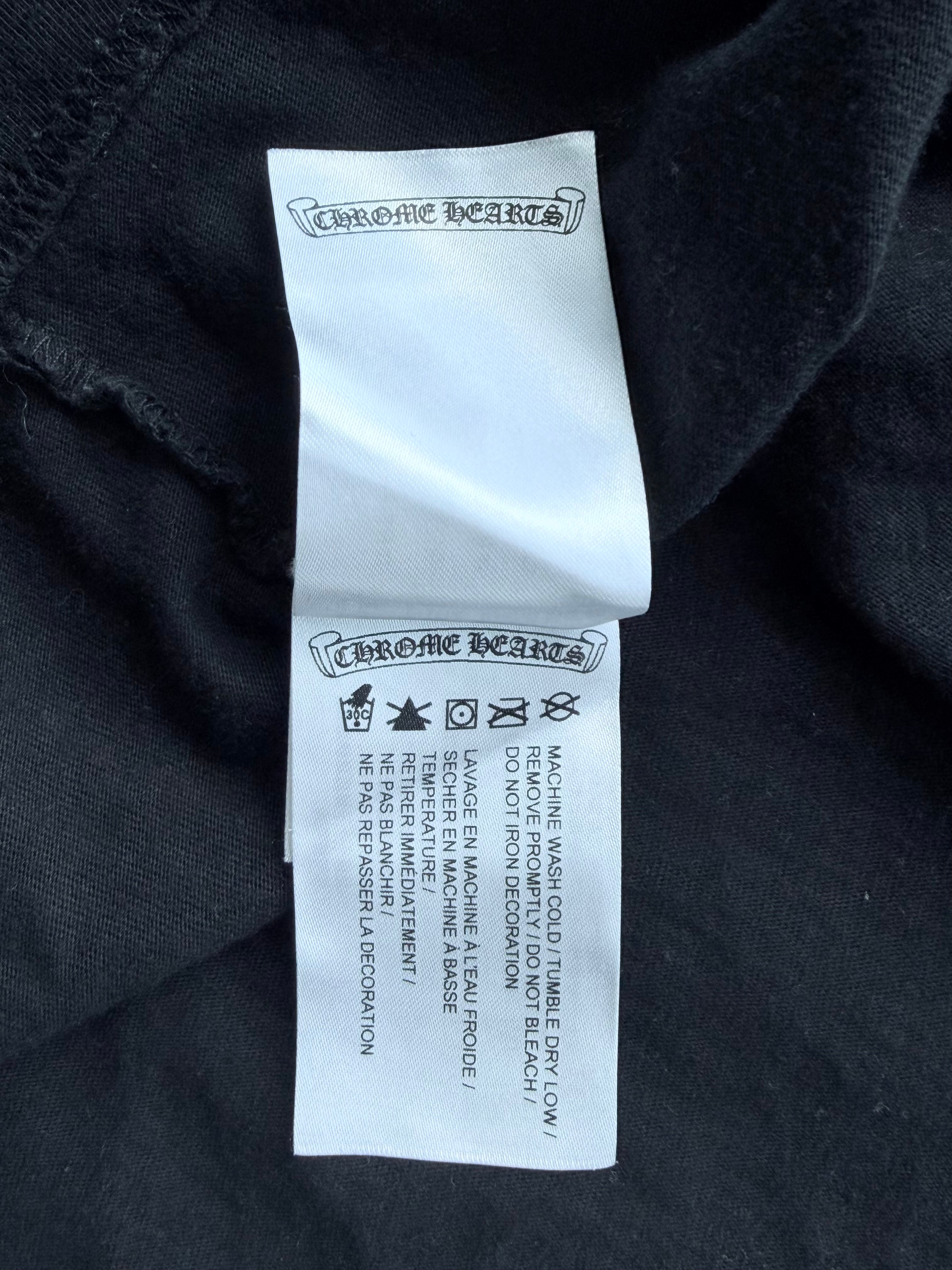Black Scroll Logo Pocket L/S