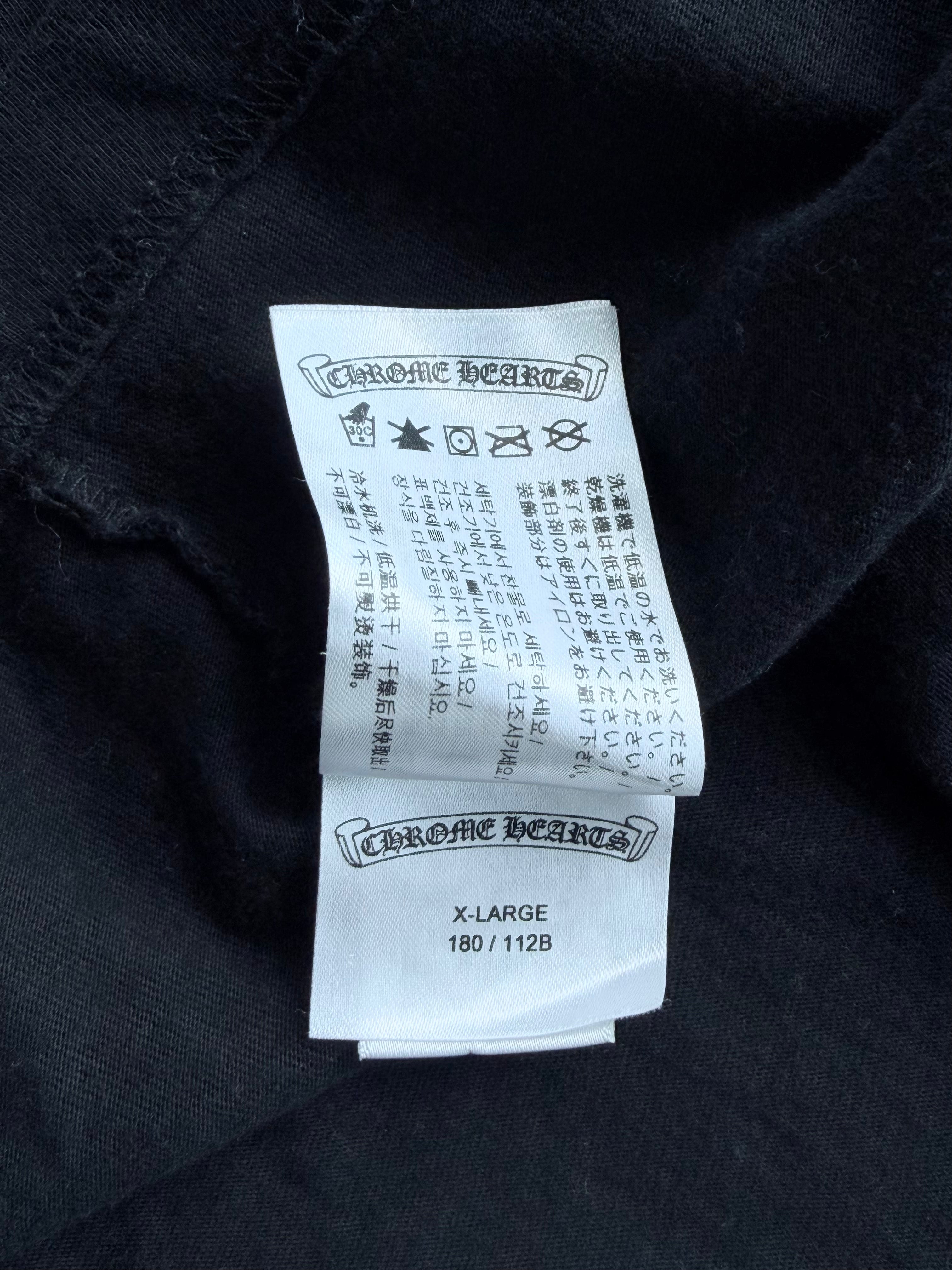 Black Scroll Logo Pocket L/S