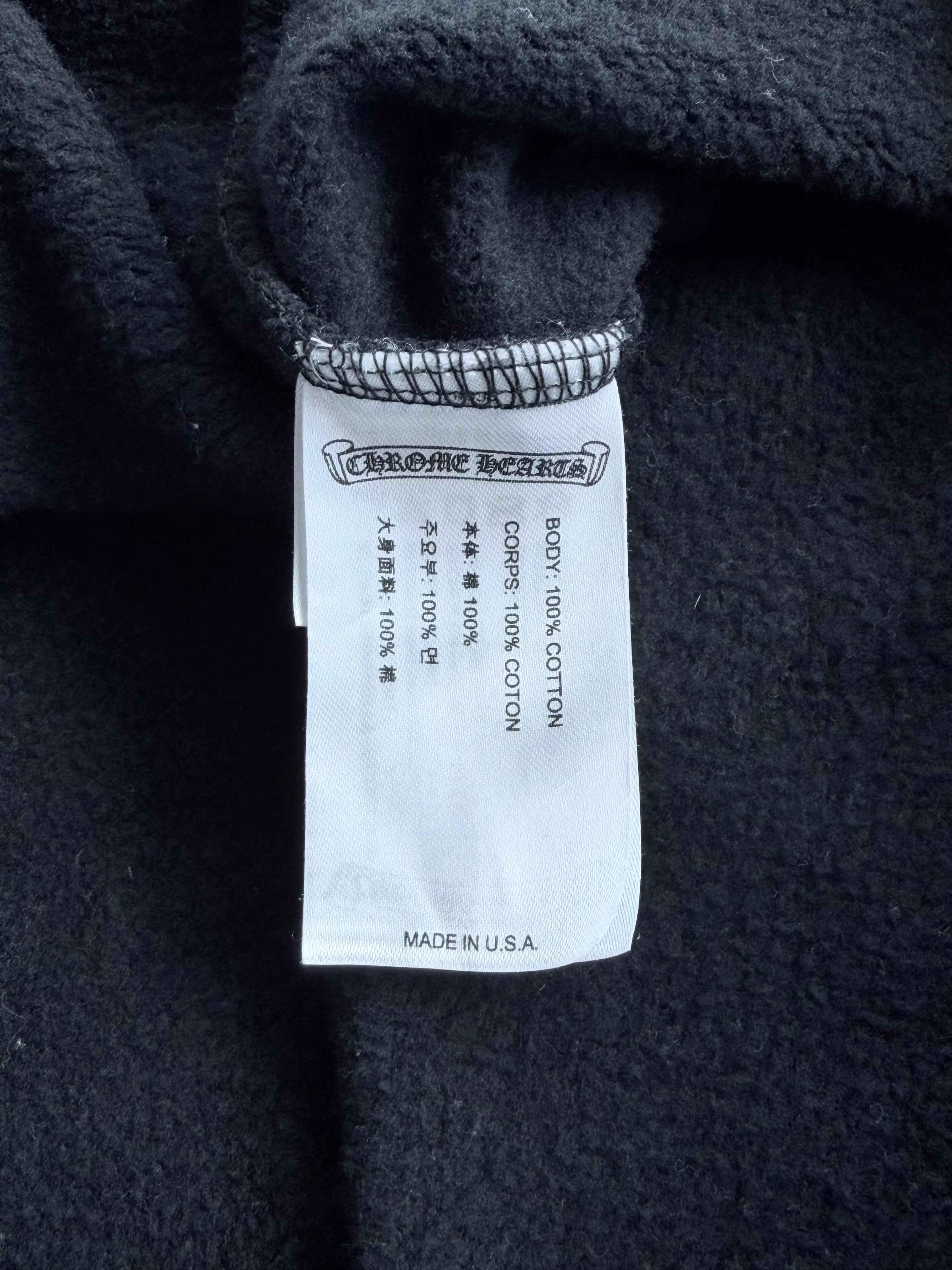 NYC Exclusive Scroll Logo Zip Hoodie Black/Red