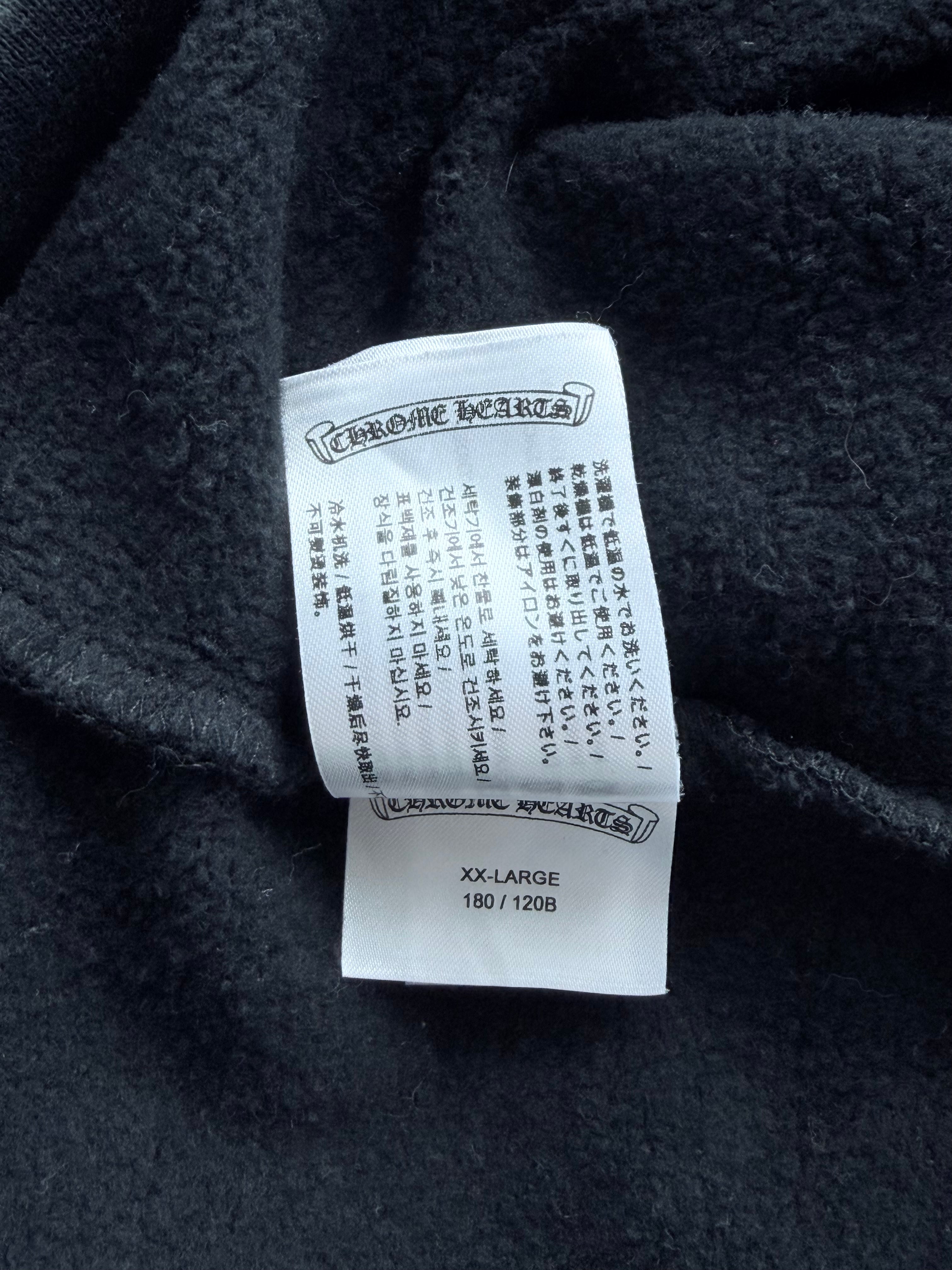 NYC Exclusive Scroll Logo Zip Hoodie Black/Red