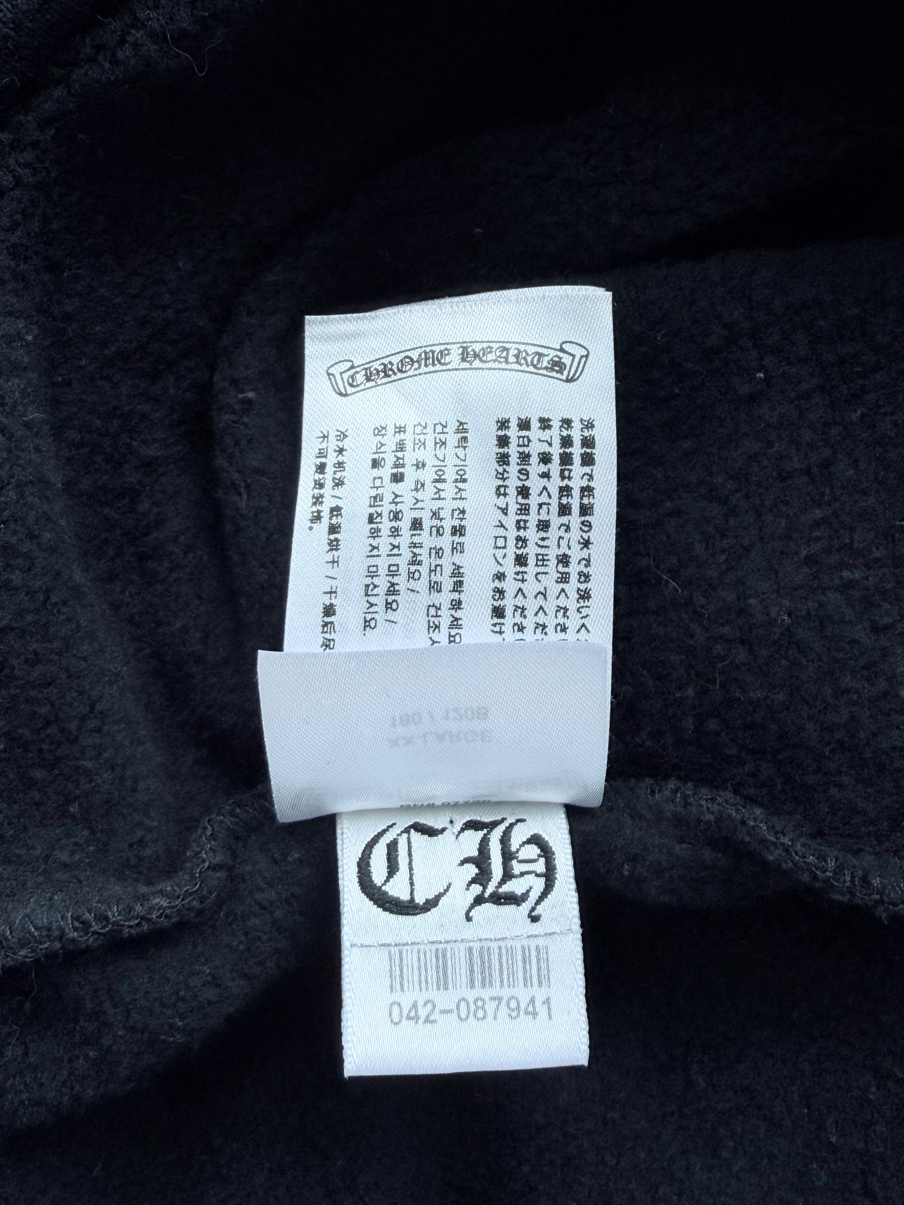 NYC Exclusive Scroll Logo Zip Hoodie Black/Red