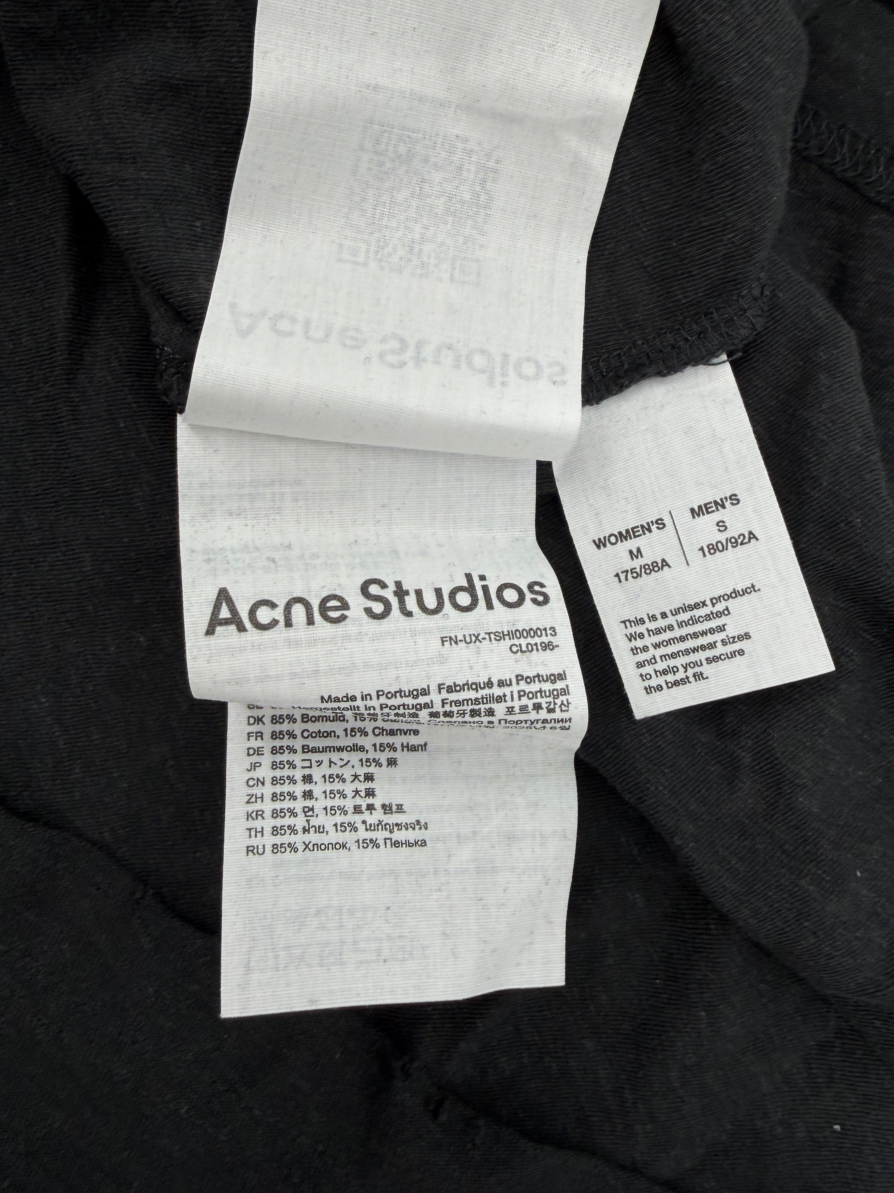 Acne Studios Relaxed Fit Washed Tee