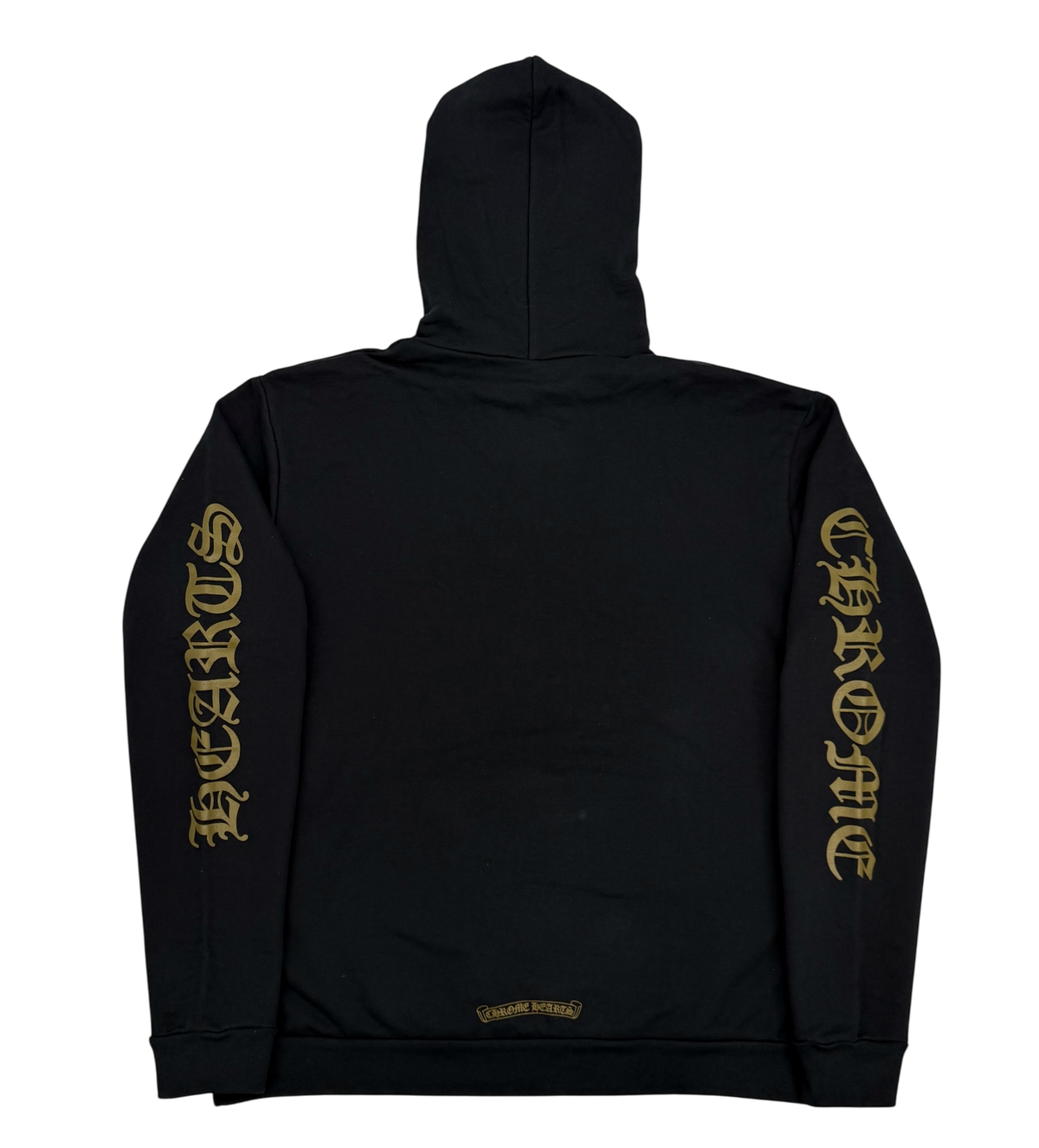 Vertical Logo Hoodie Black Army Green