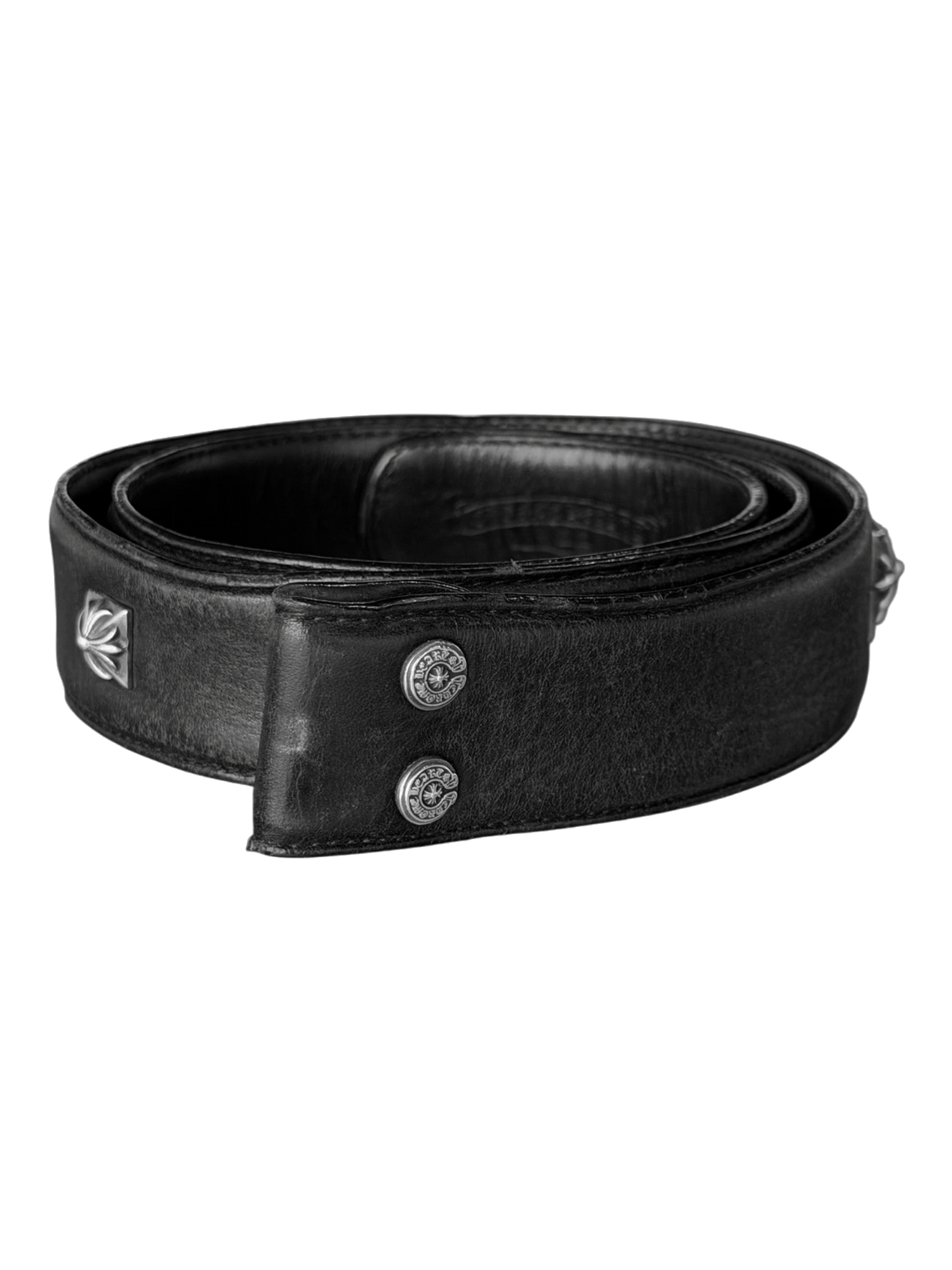 Silver Pyramid Studded Belt Strap