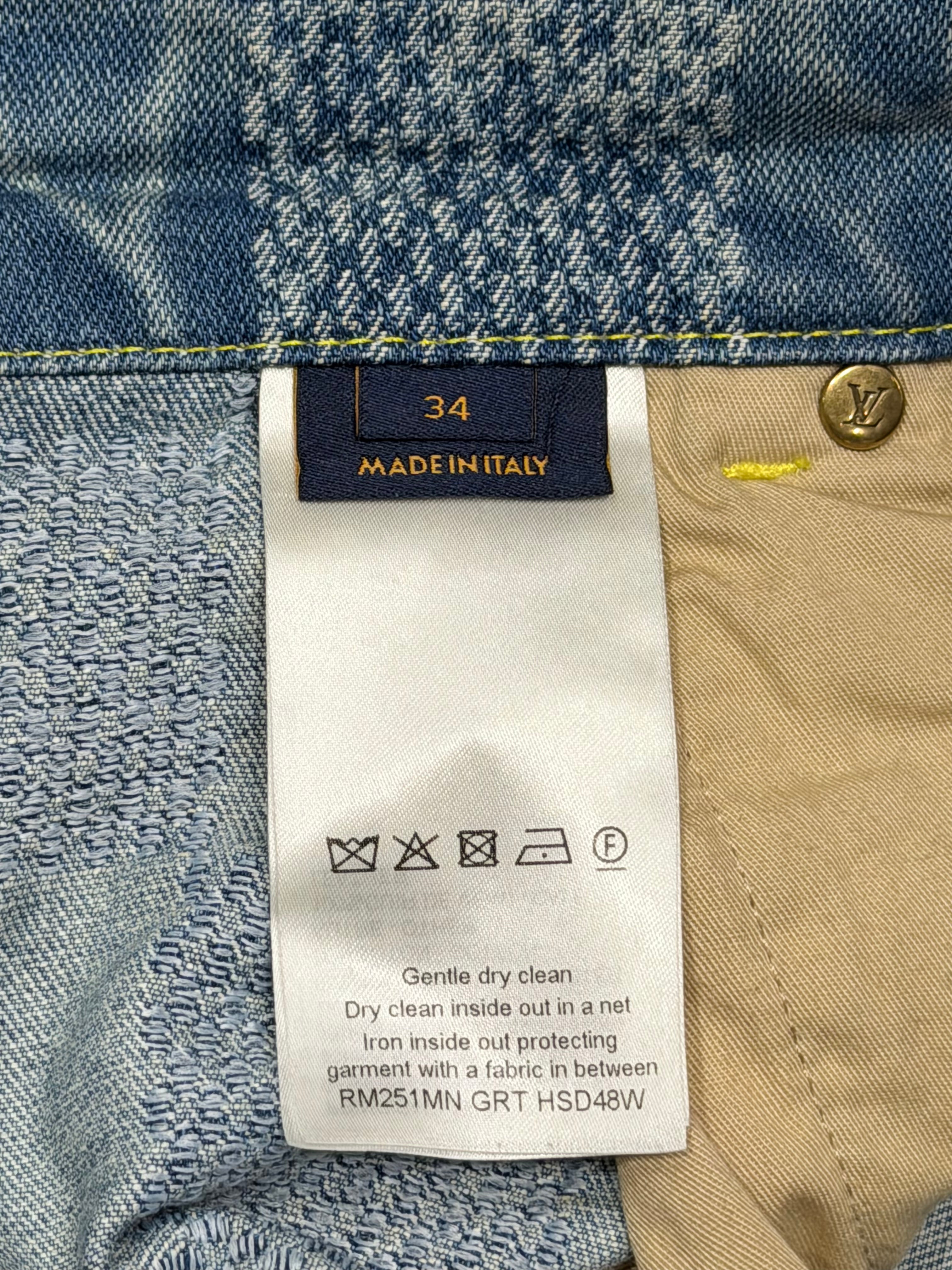 Louis Vuitton Checkerboard Jeans