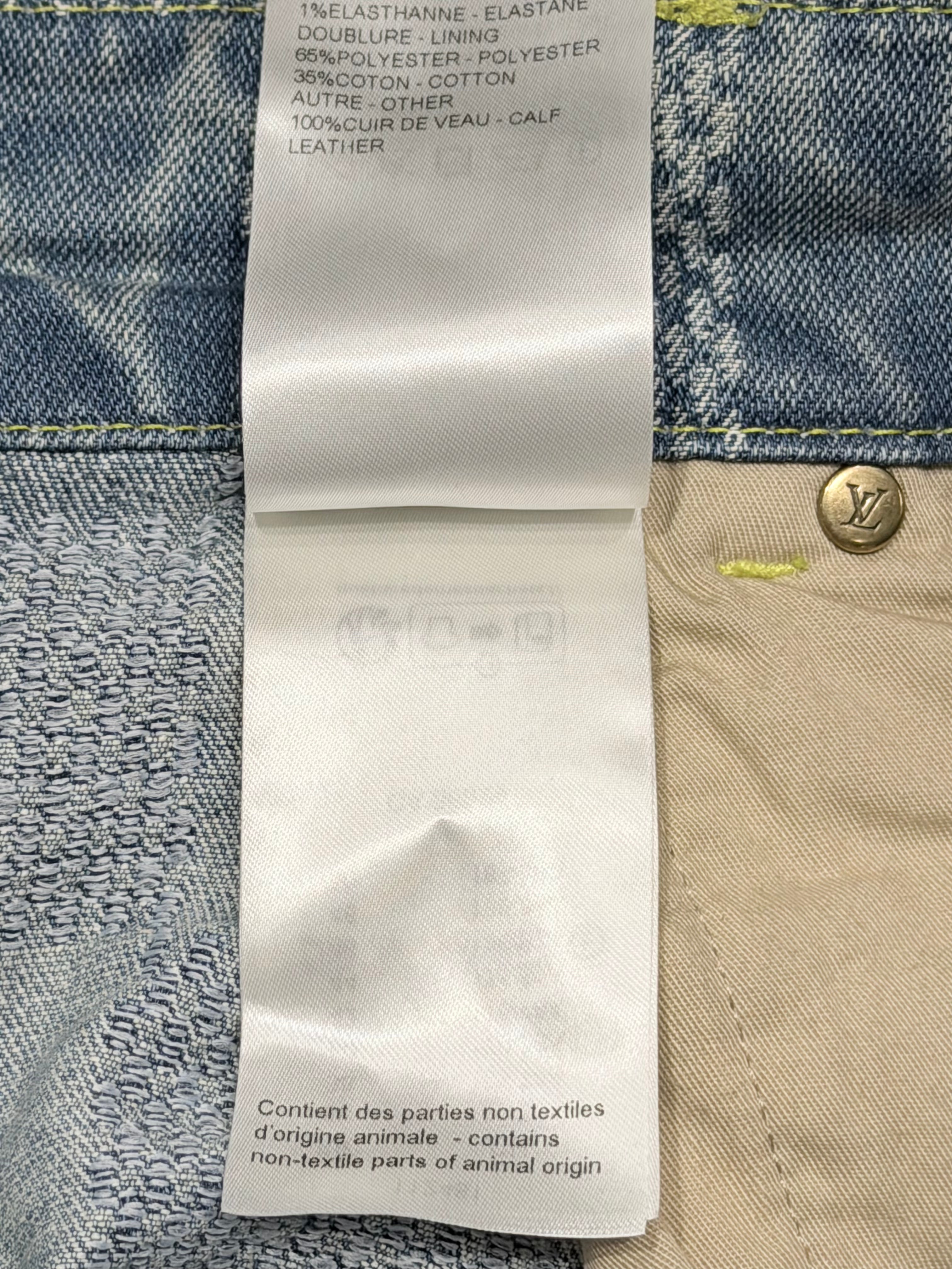 Louis Vuitton Checkerboard Jeans
