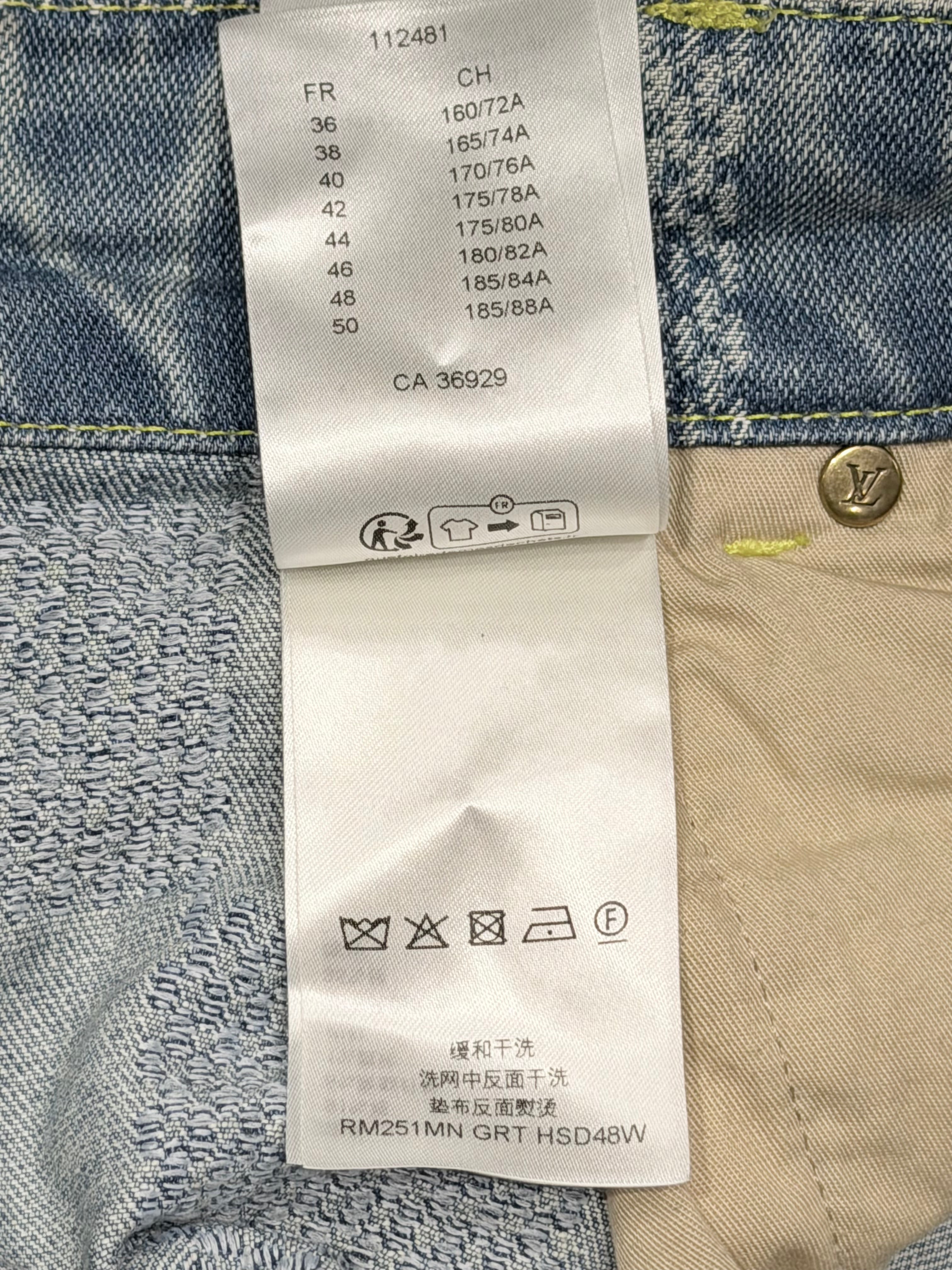 Louis Vuitton Checkerboard Jeans