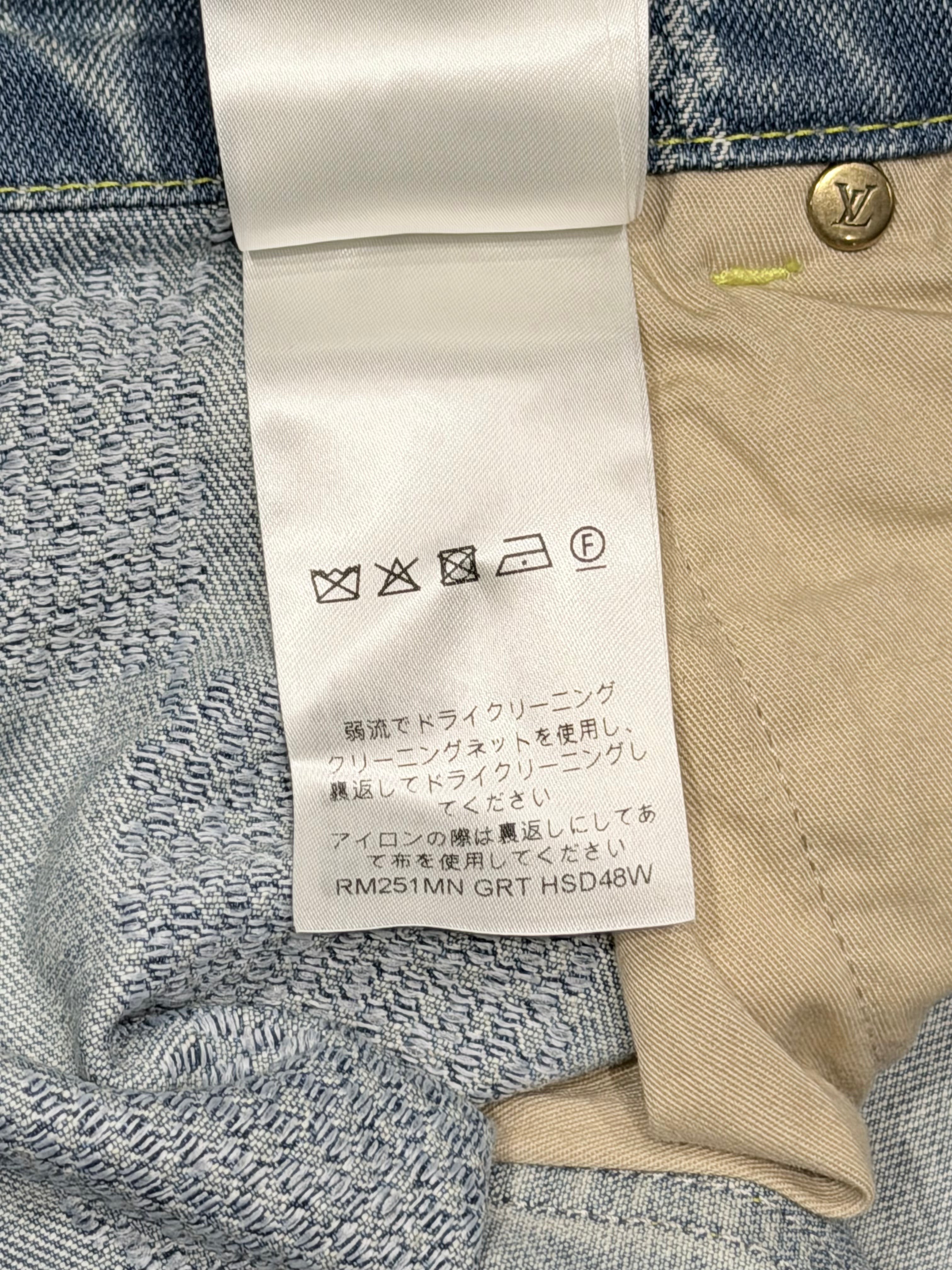 Louis Vuitton Checkerboard Jeans
