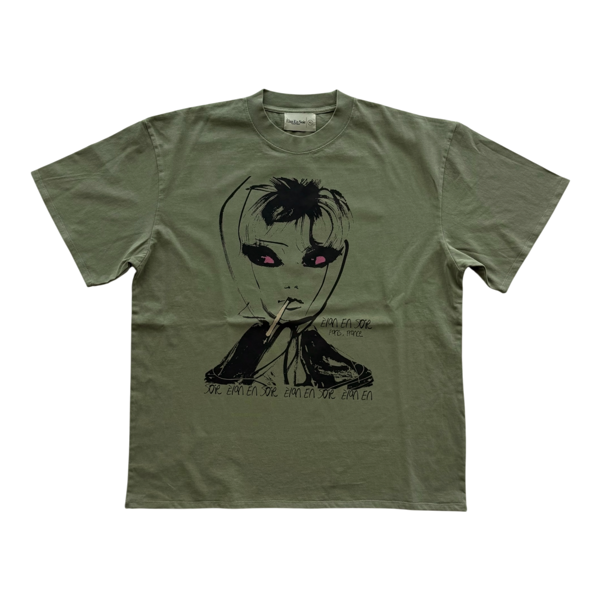 Bad Habits Green Tee
