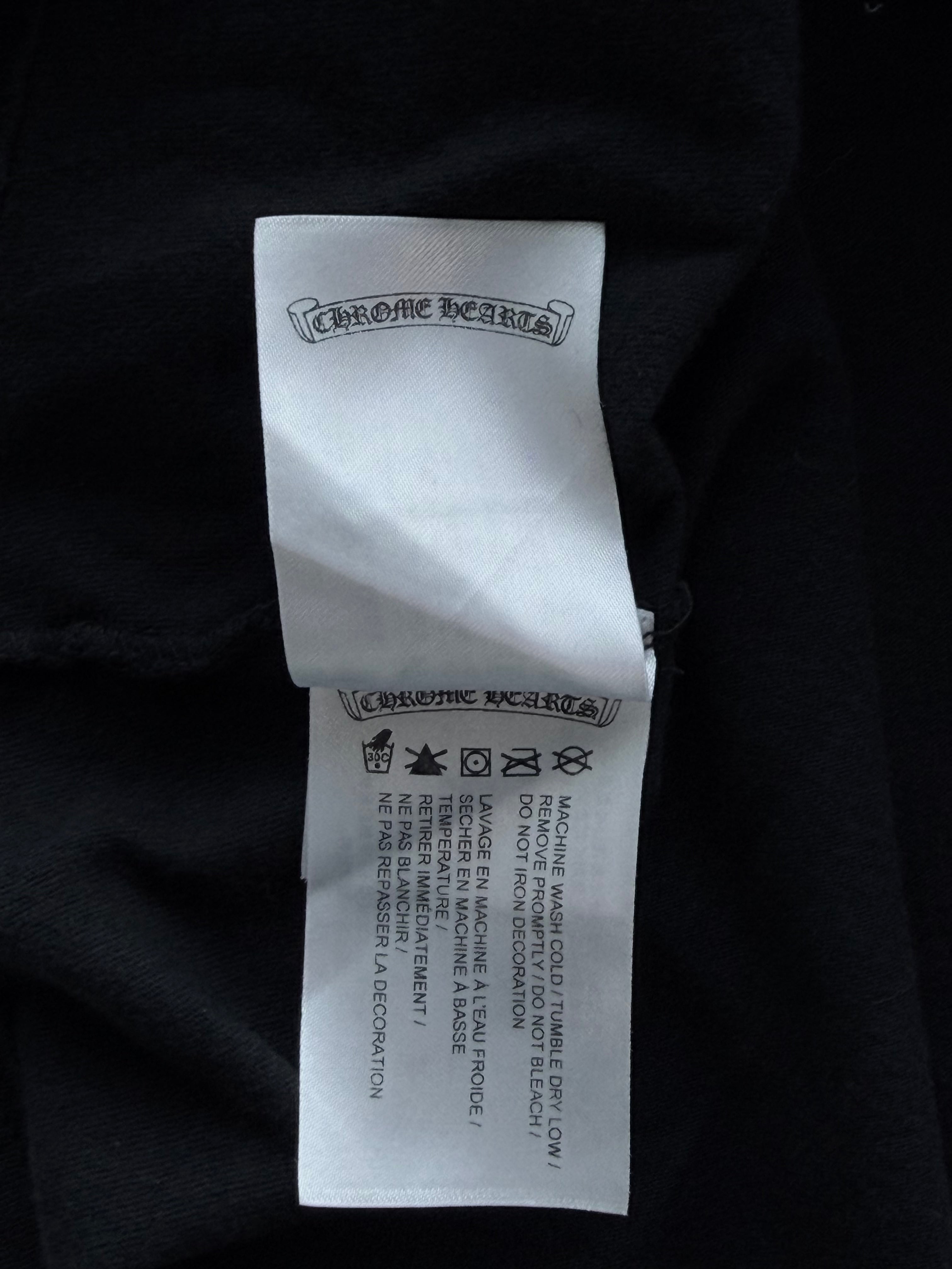 Vintage Spine Crosses Long Sleeve Tee Black