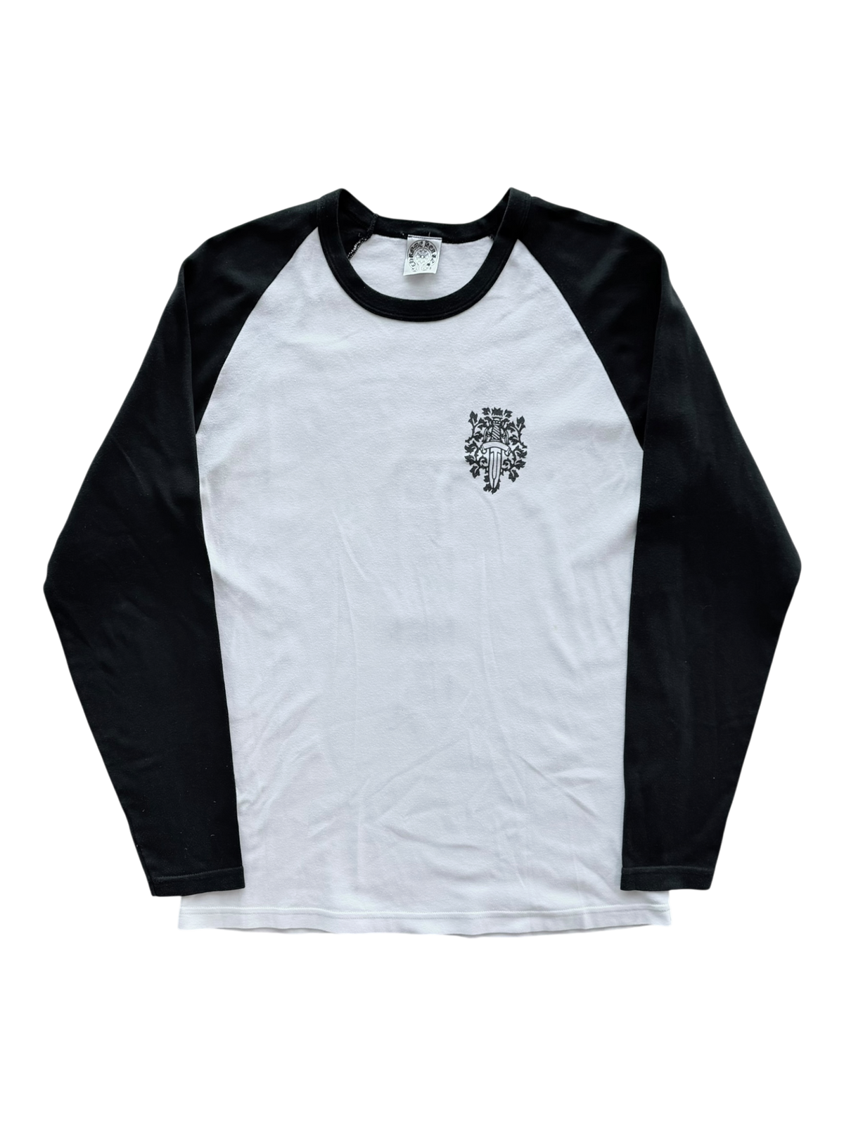 Vintage Dagger T Bar Long Sleeve Tee White