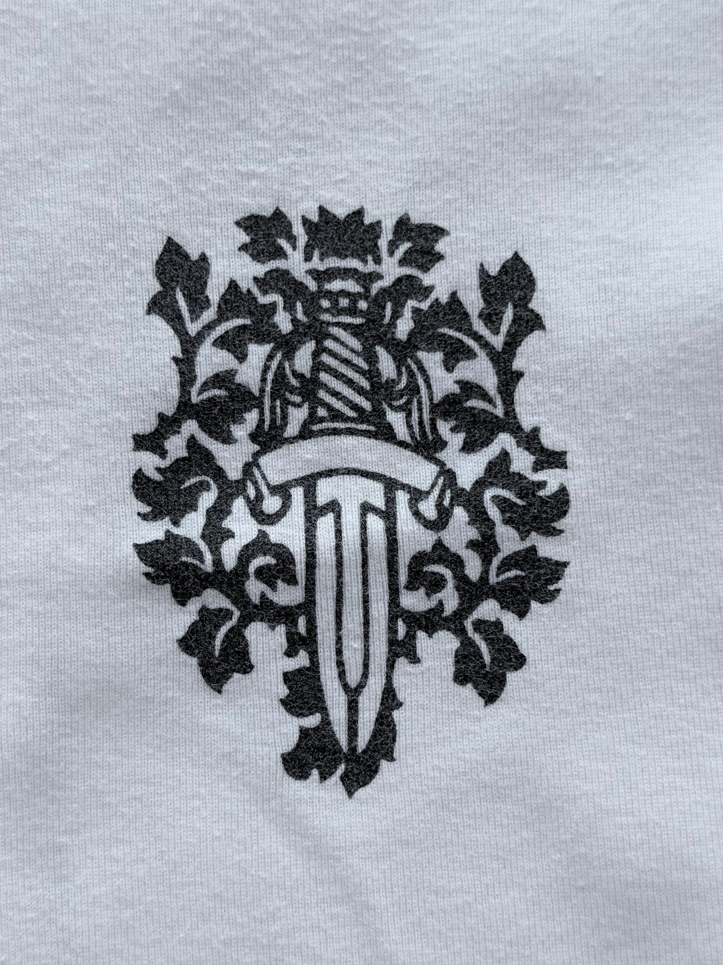 Vintage Dagger T Bar Long Sleeve Tee White