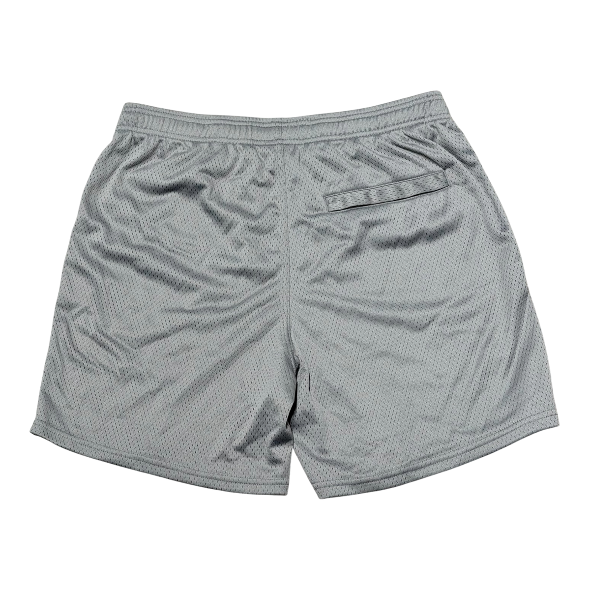 Grey/Black Mesh Logo Shorts
