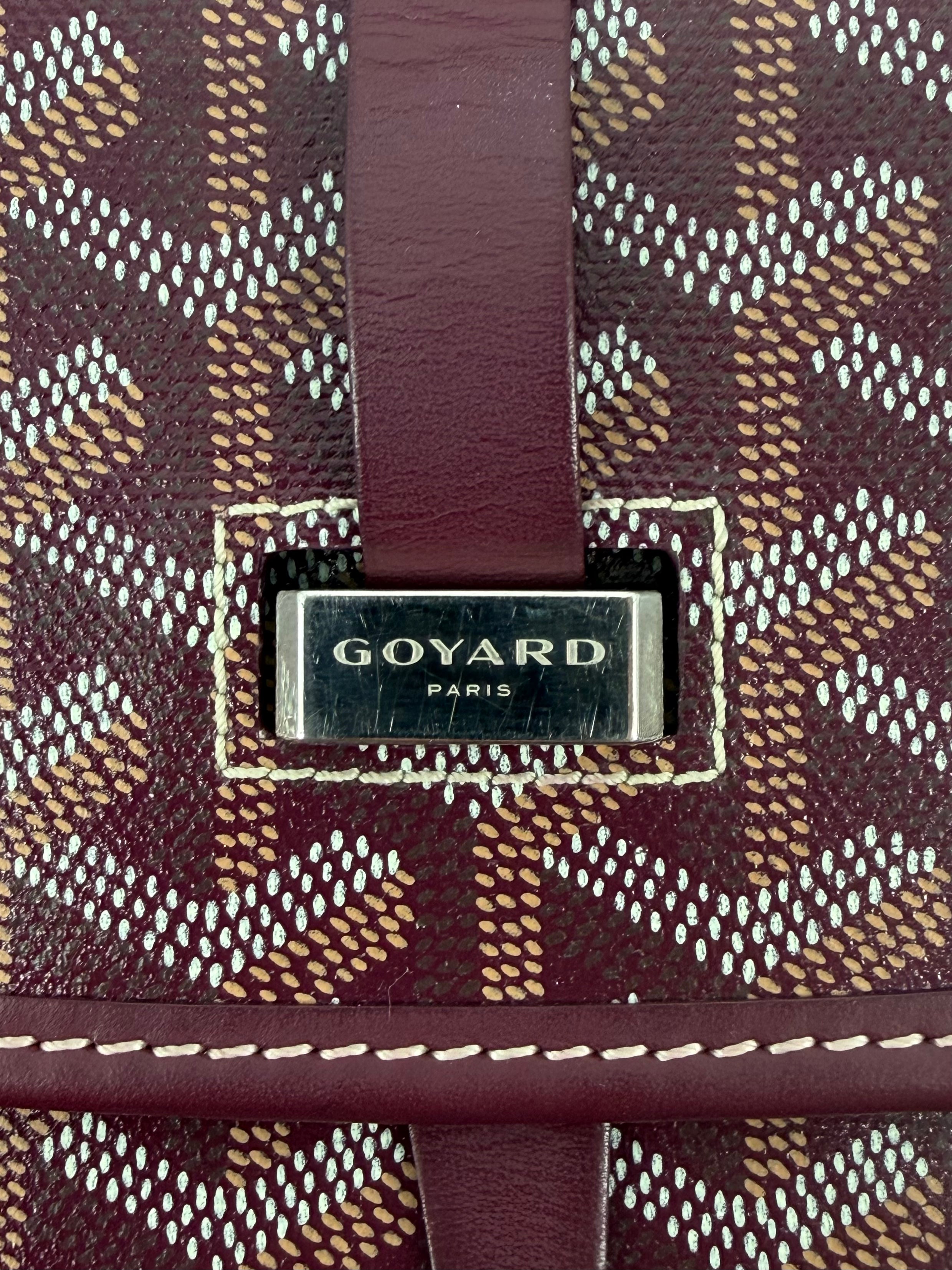 Burgundy Belvedere Messenger Bag