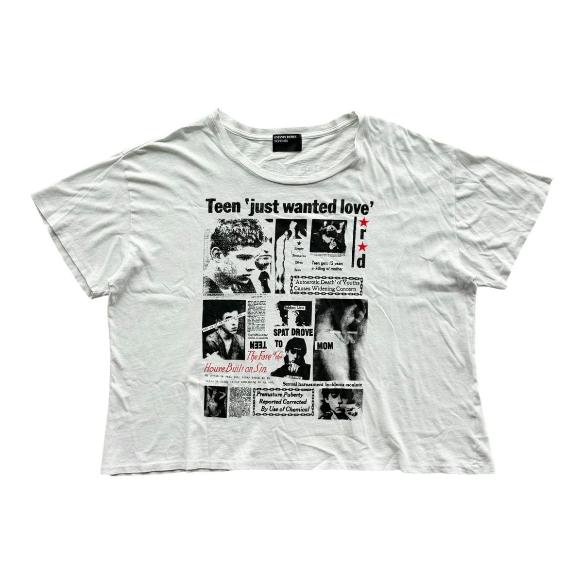 Teen Just Wanted Love Tee Ivory