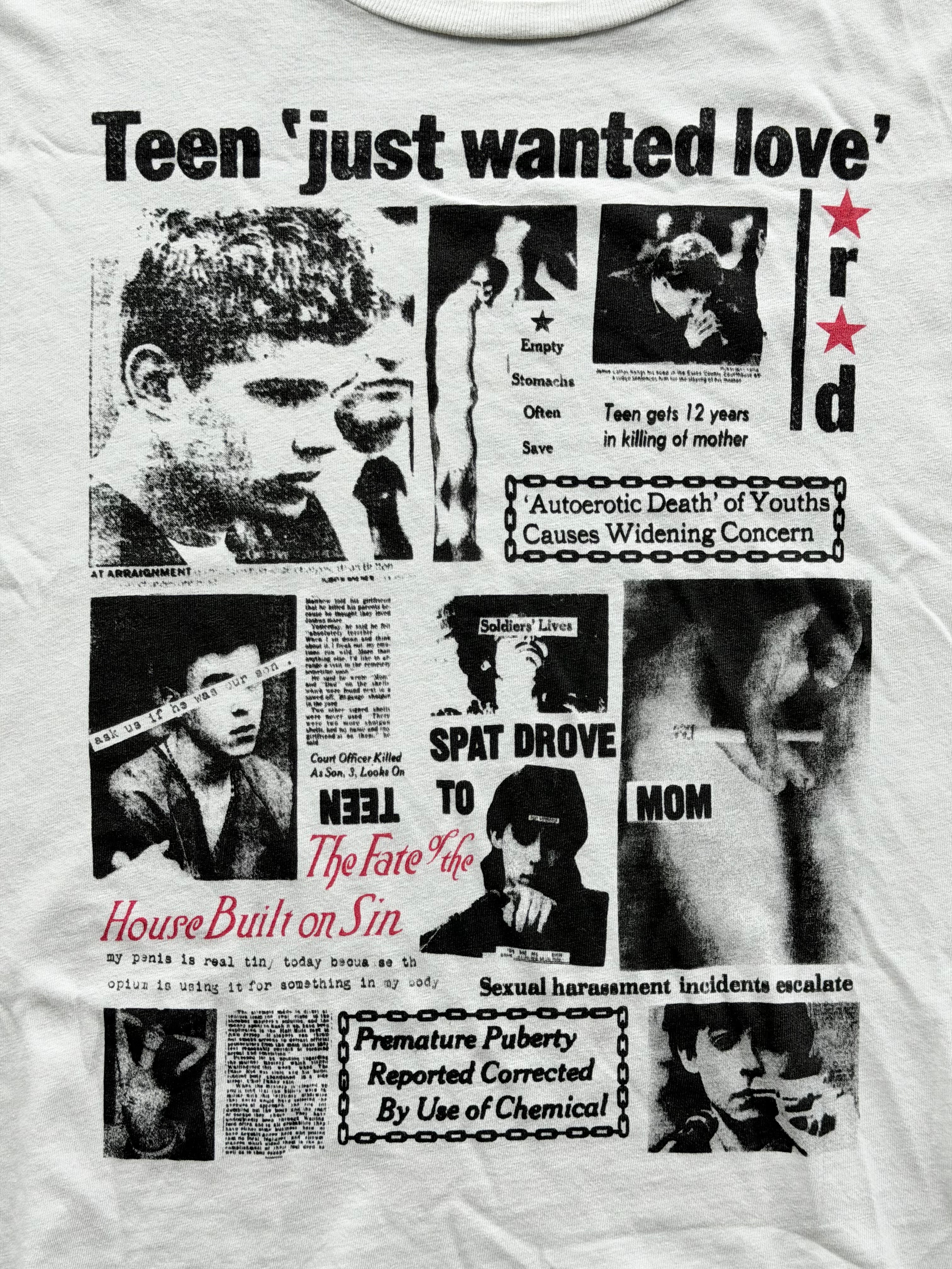 Teen Just Wanted Love Tee Ivory