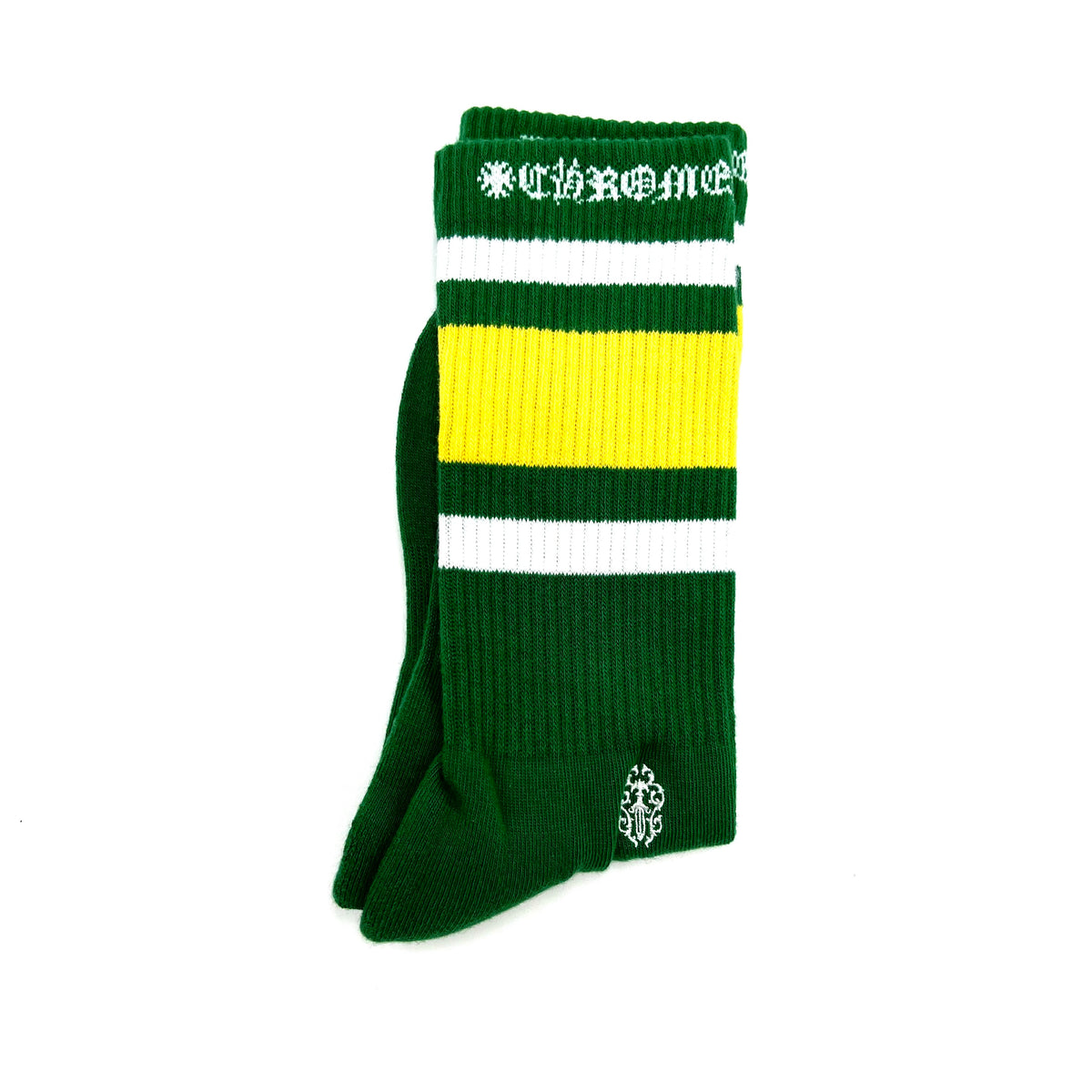 Stripe Socks Yellow/White/Green
