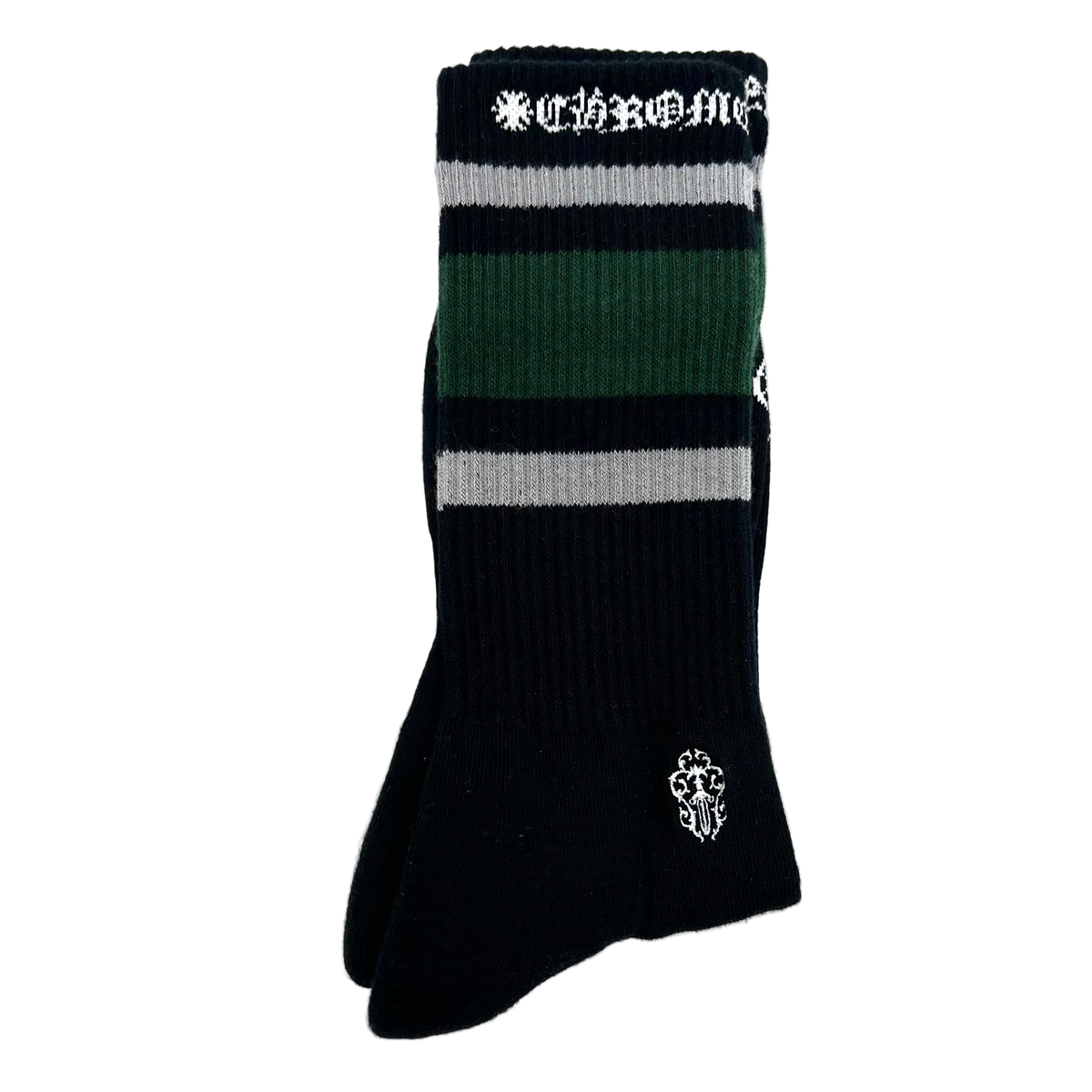 Stripe Socks Green/Grey/Black