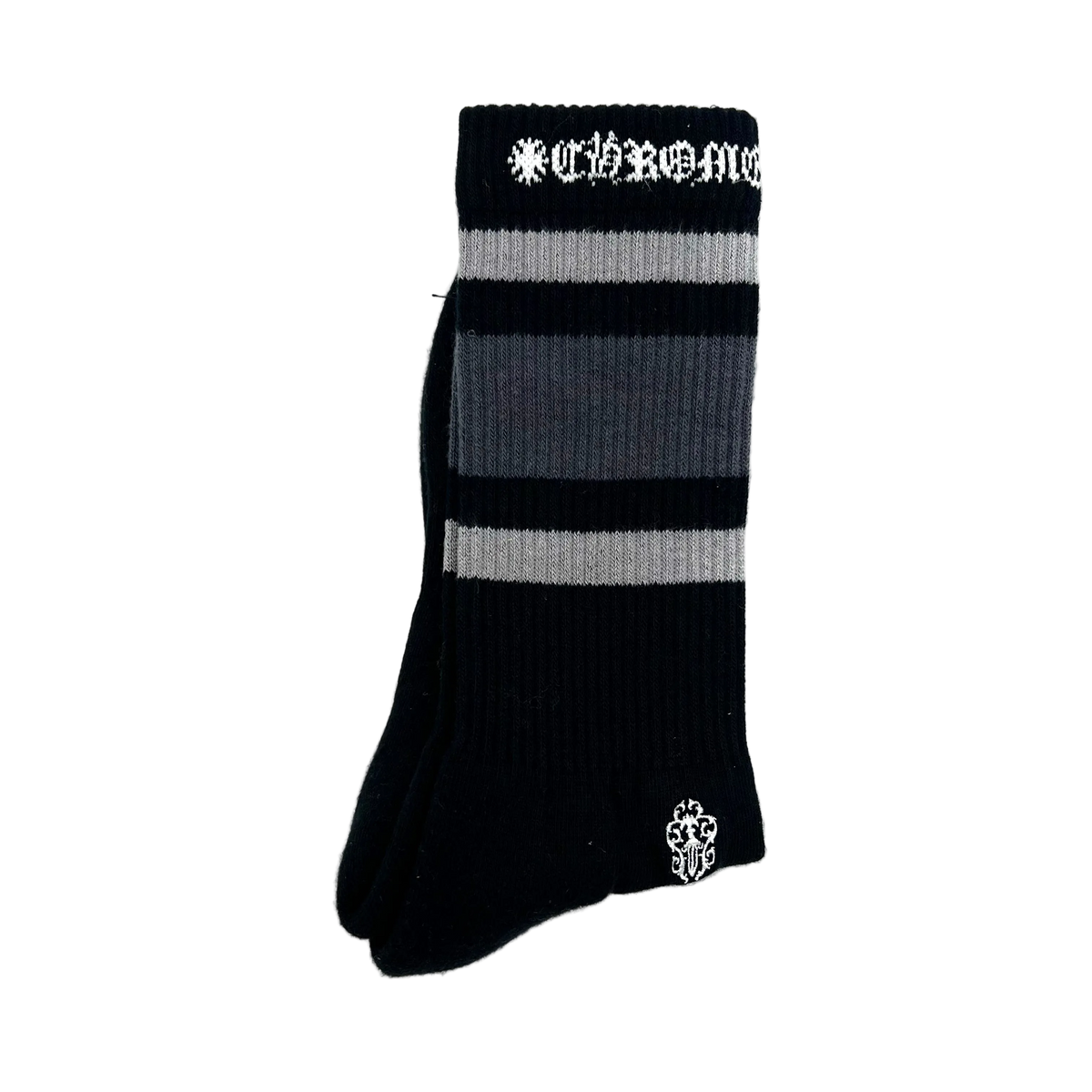 Stripe Socks Grey/Grey/Black