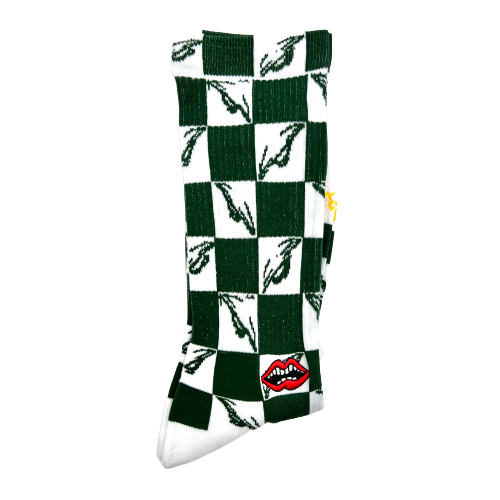 Matty Boy 99 Eyes Socks White/Green