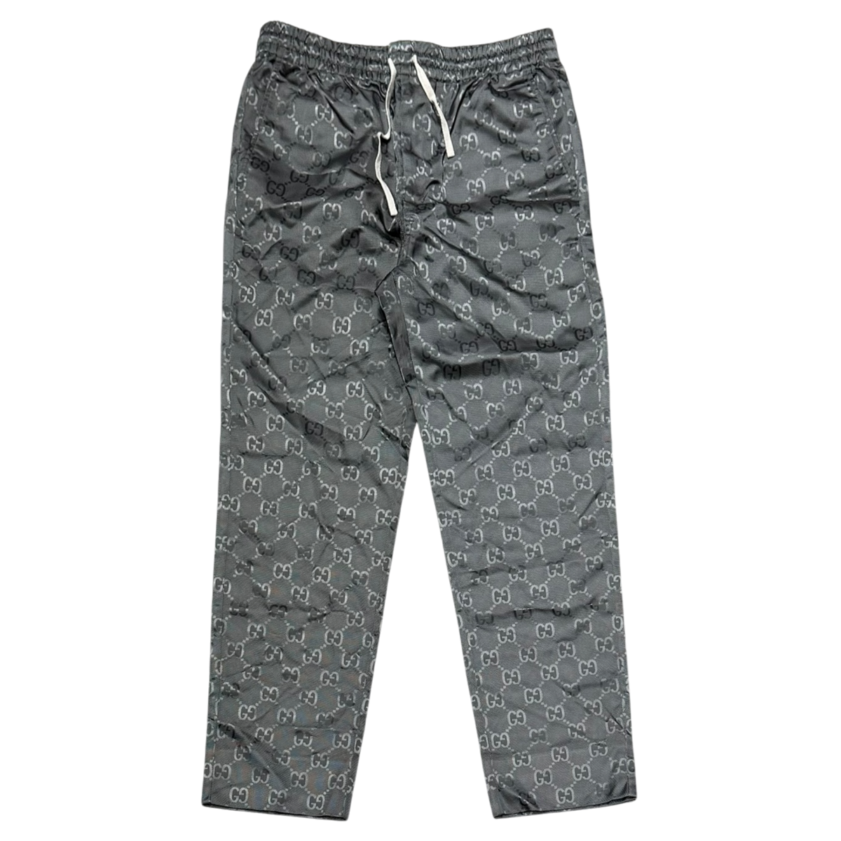 GG Nylon Grey Parka Pants