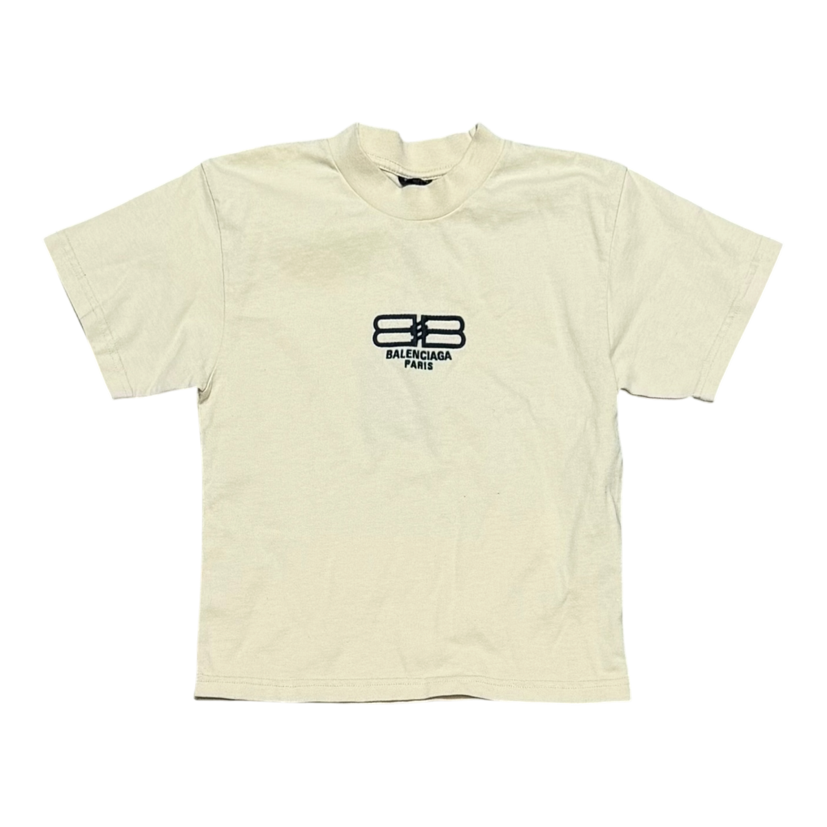 BB Center Logo Cream Kids Tee