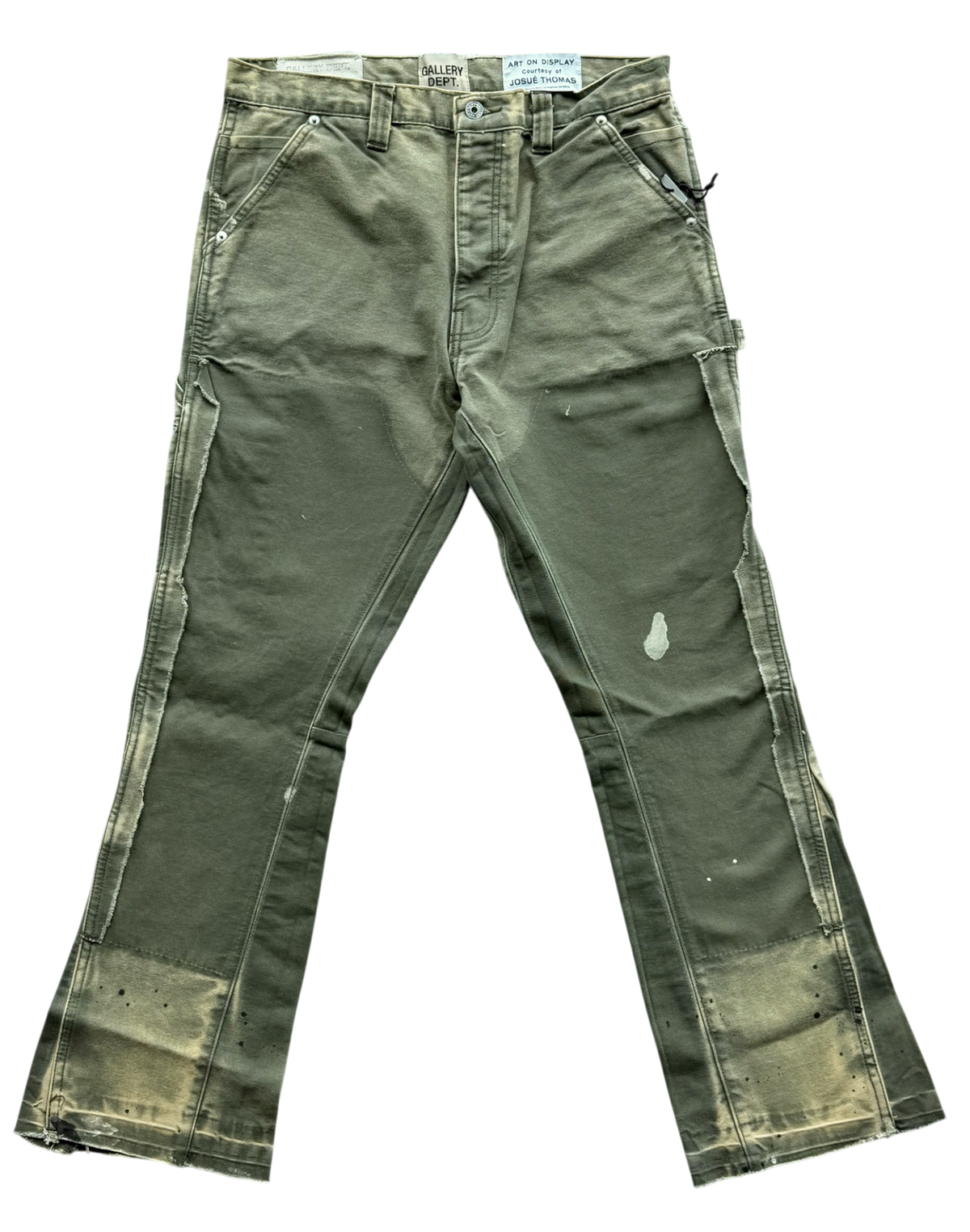 Moss Green LA Flare Carpenter Pants