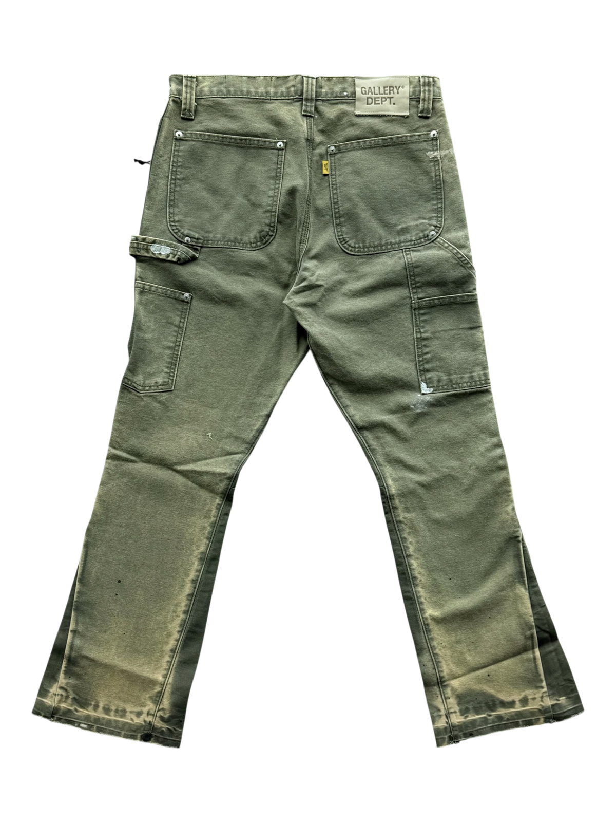 Moss Green LA Flare Carpenter Pants