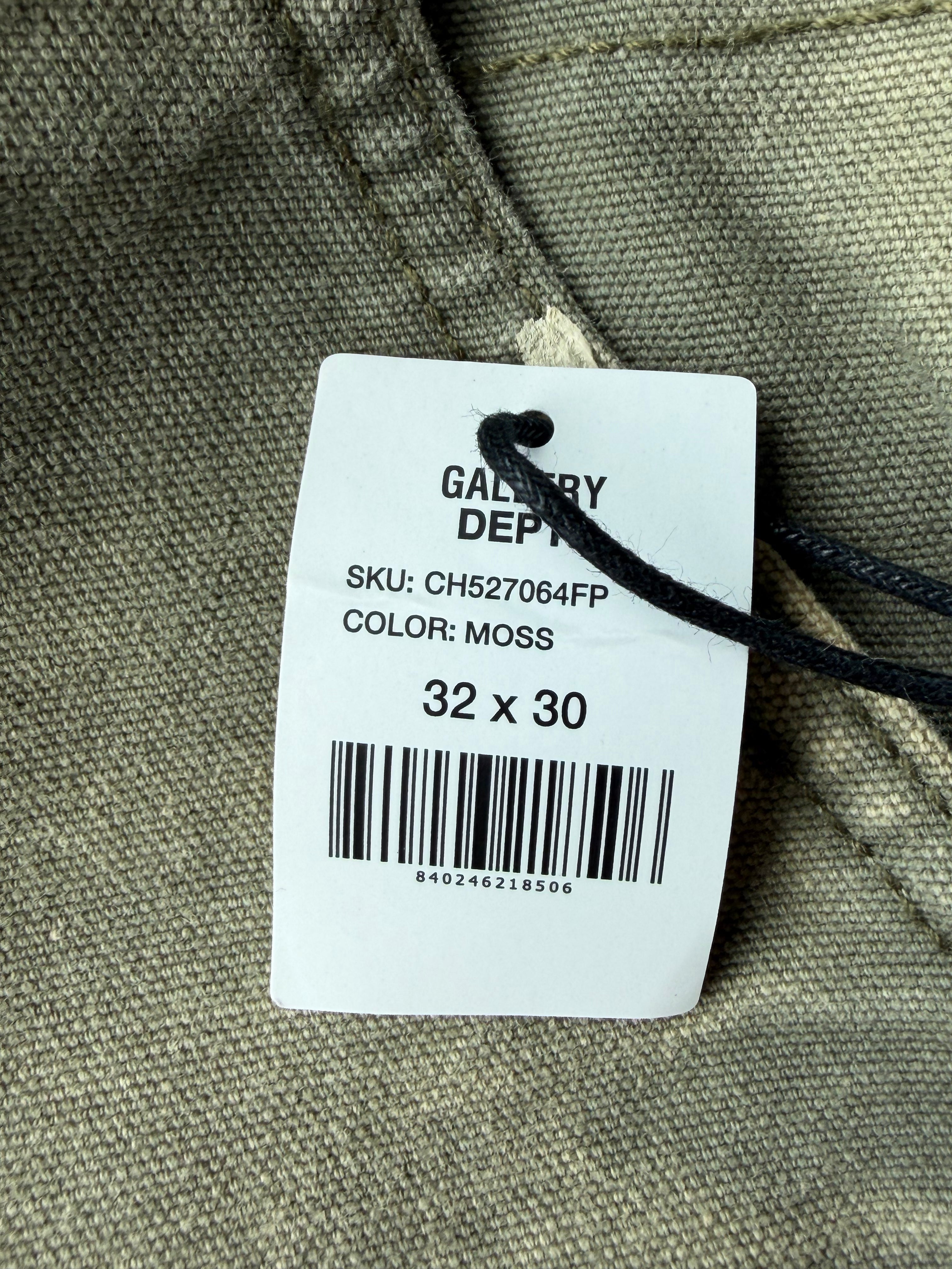 Moss Green LA Flare Carpenter Pants