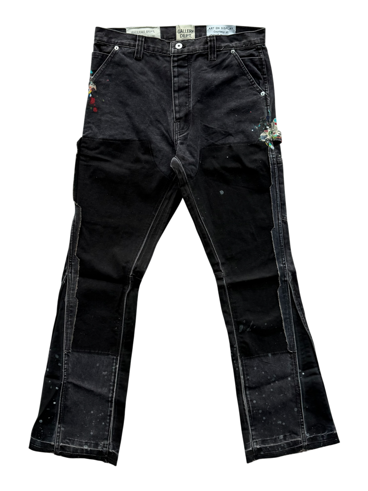 Brown LA Flare Carpenter Pants