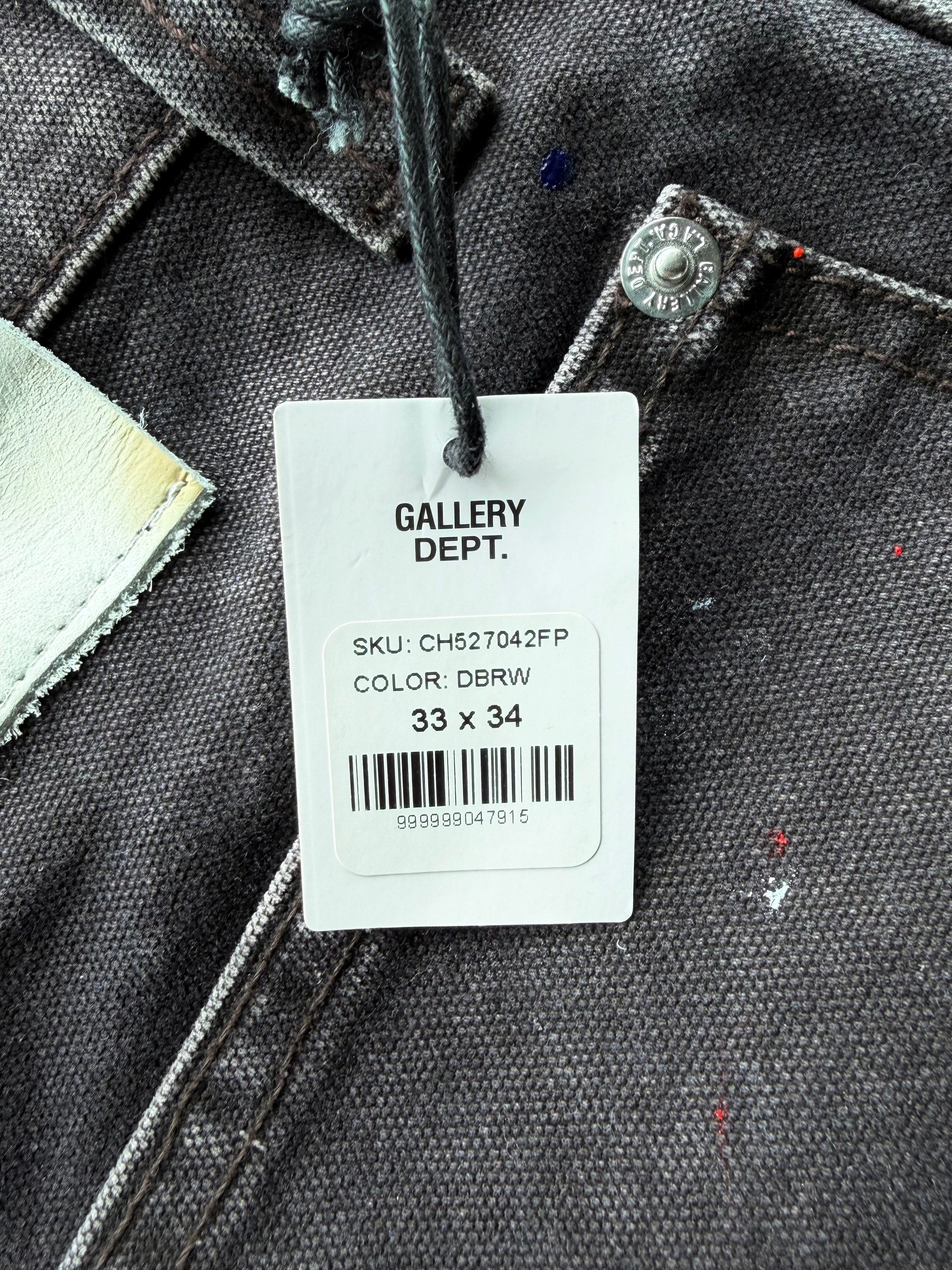 Brown LA Flare Carpenter Pants