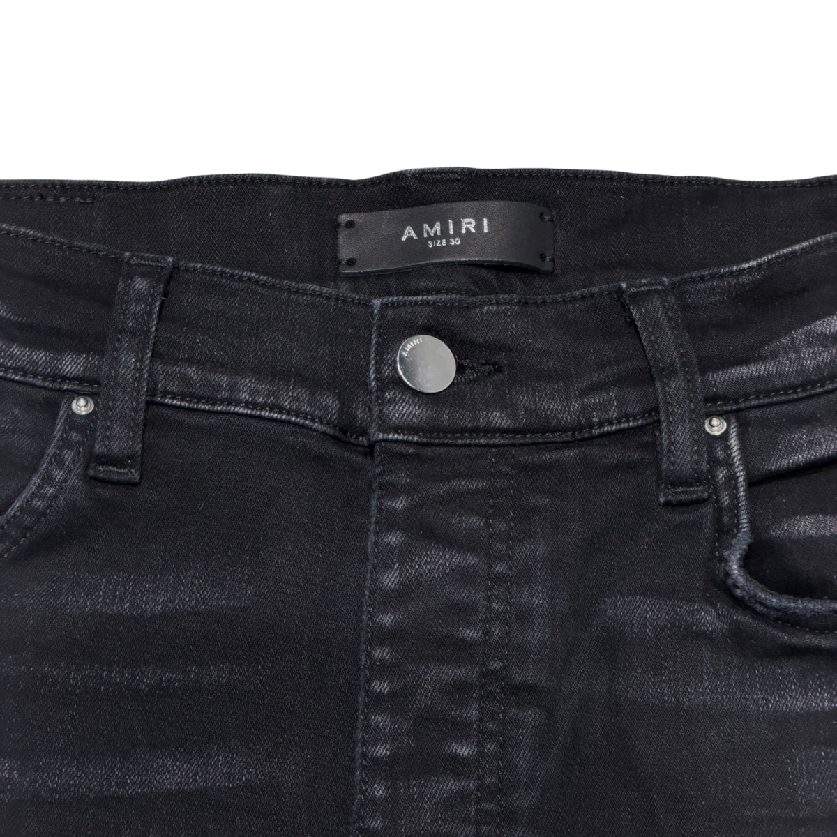 Rainbow Paisley Thrasher Jean Aged Black
